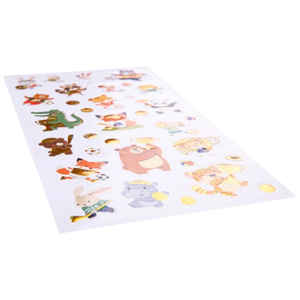 3 Learning Can Be Fun Animal Athletes Holographic Stickers, 3 of 3