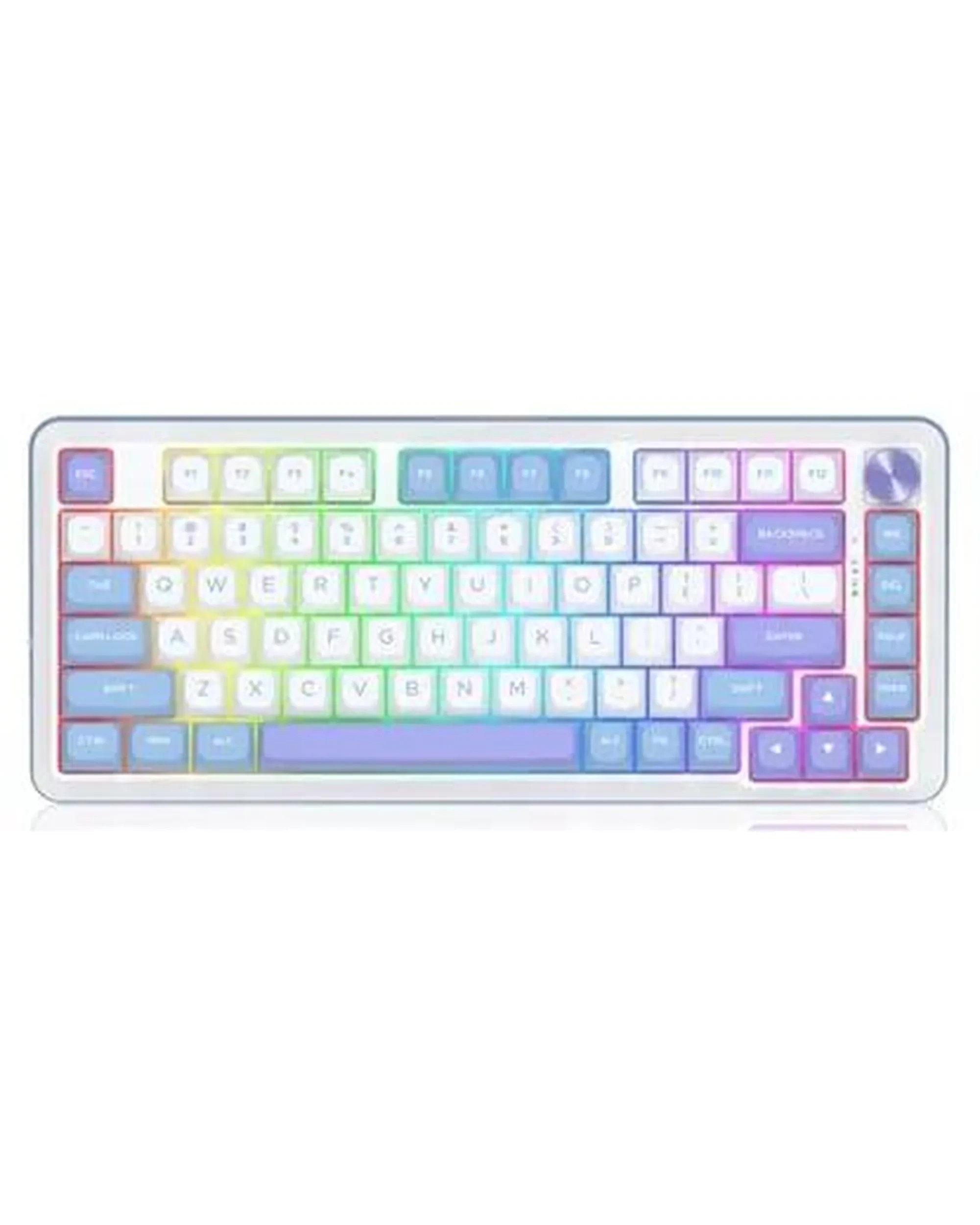 10 Redragon K681WBP RGB Pro Cyrus Purple 75% Gasket Wireless Mechanical Keyboard, 10 of 10