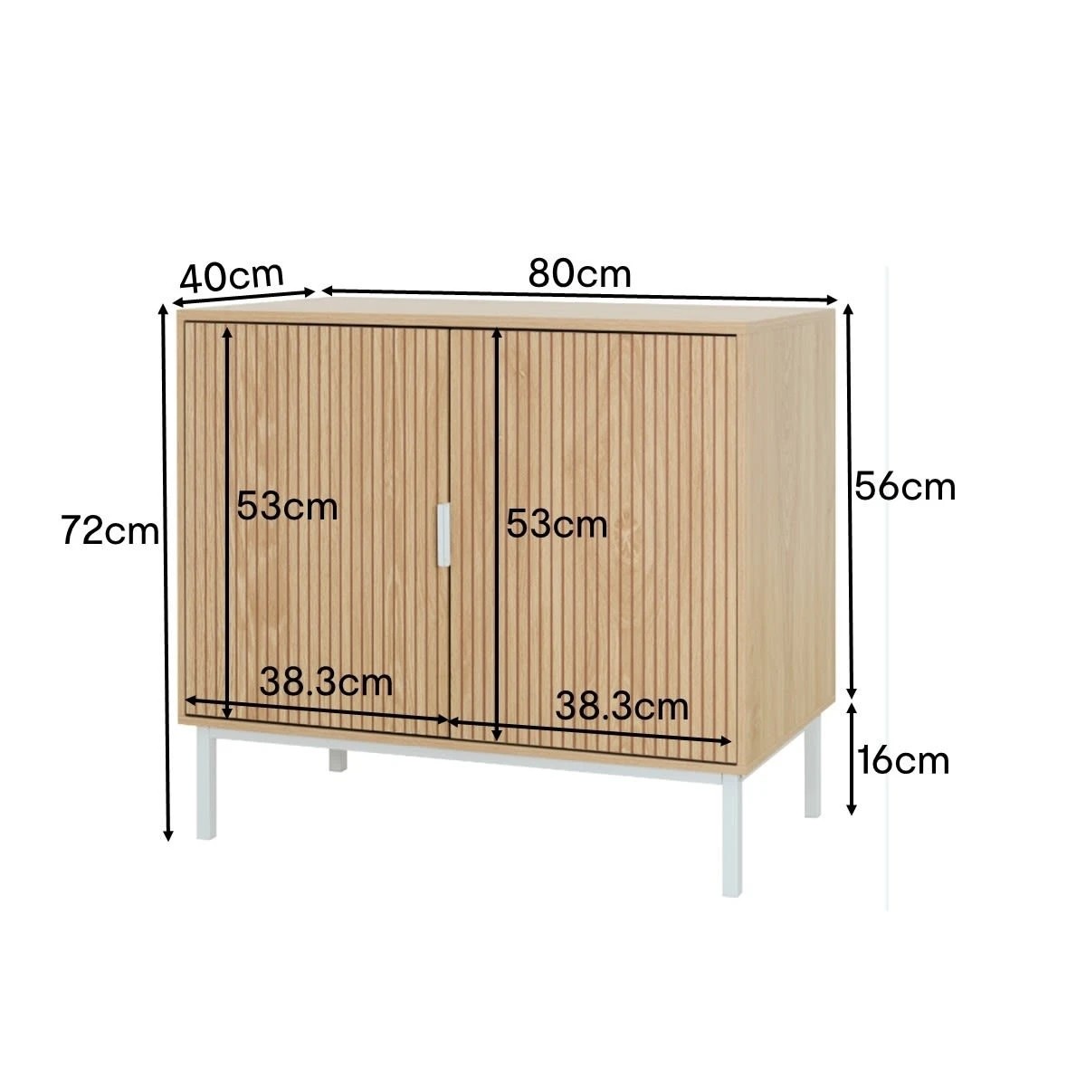 9 Isla Buffet Unit with Adjustable Shelf, 9 of 9