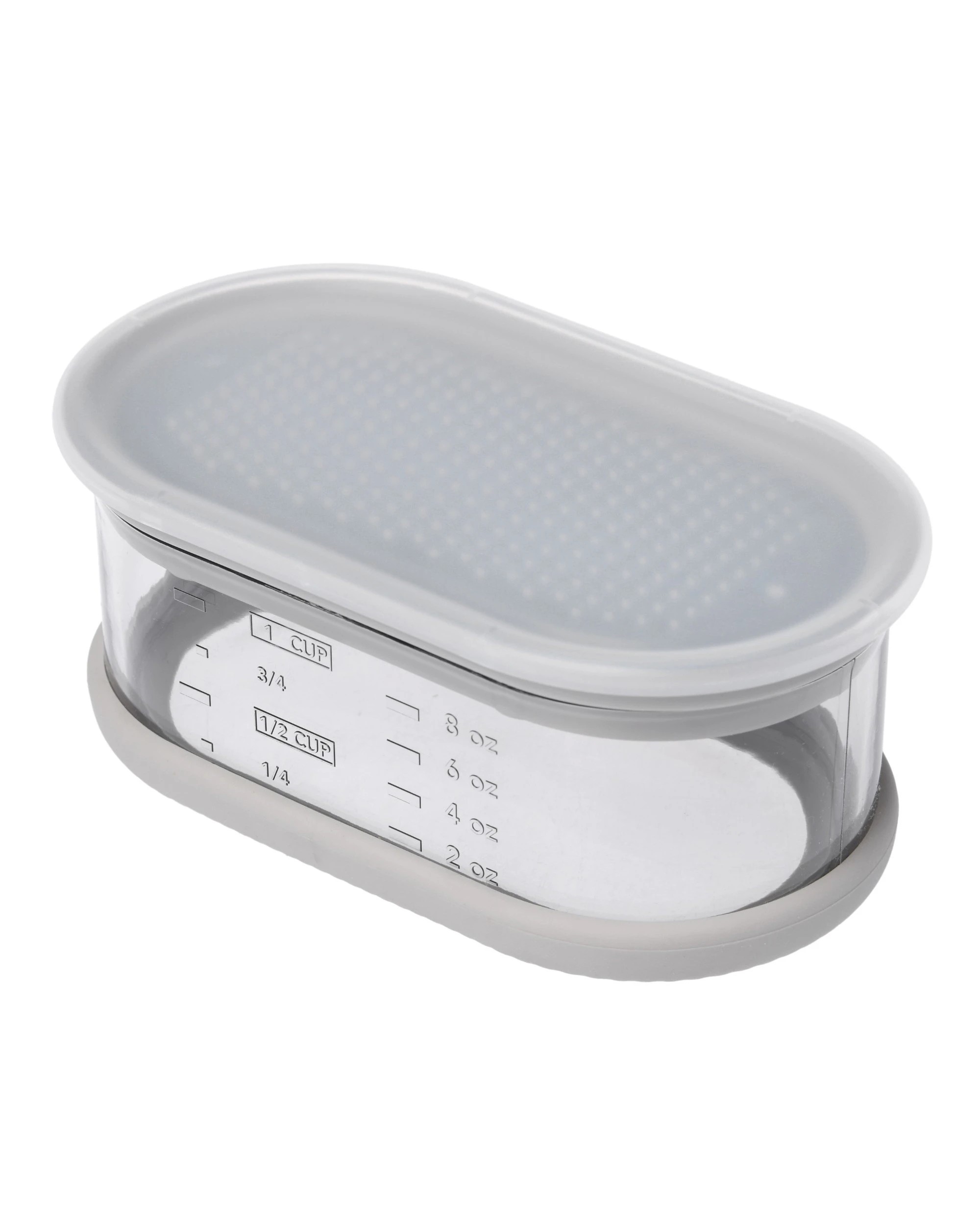 4 Gourmet Kitchen Modern Mini Grater Set 14.2x8.1x5.9cm - Grey, 4 of 8