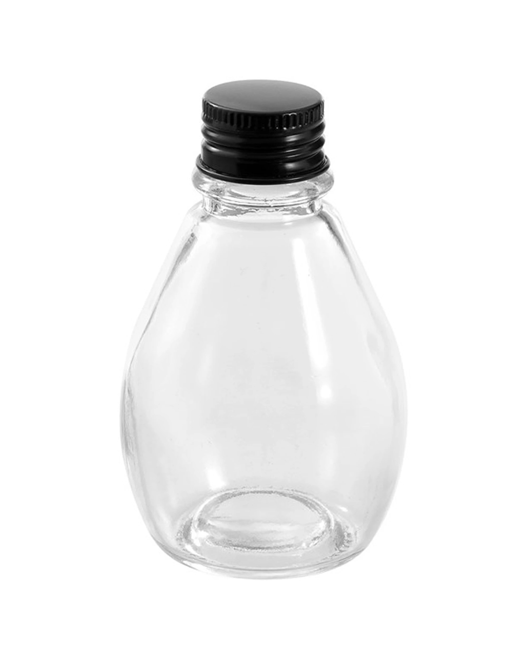4 Lemon & Lime 12PK Verre Bulb Glass Reusable Food Container 100ml - Clear, 4 of 4