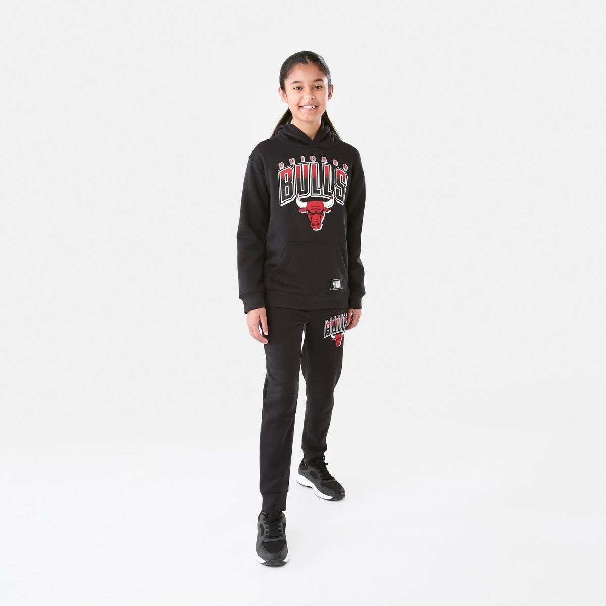 7 Official NBA Kids Hoodie Black Bulls 7cnz, 7 of 10