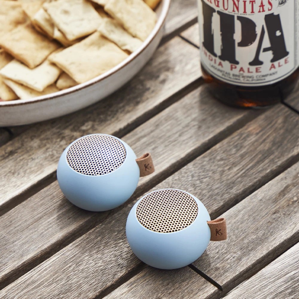 2 Kreafunk Ago Mini Bluetooth Speaker - Blue, 2 of 4