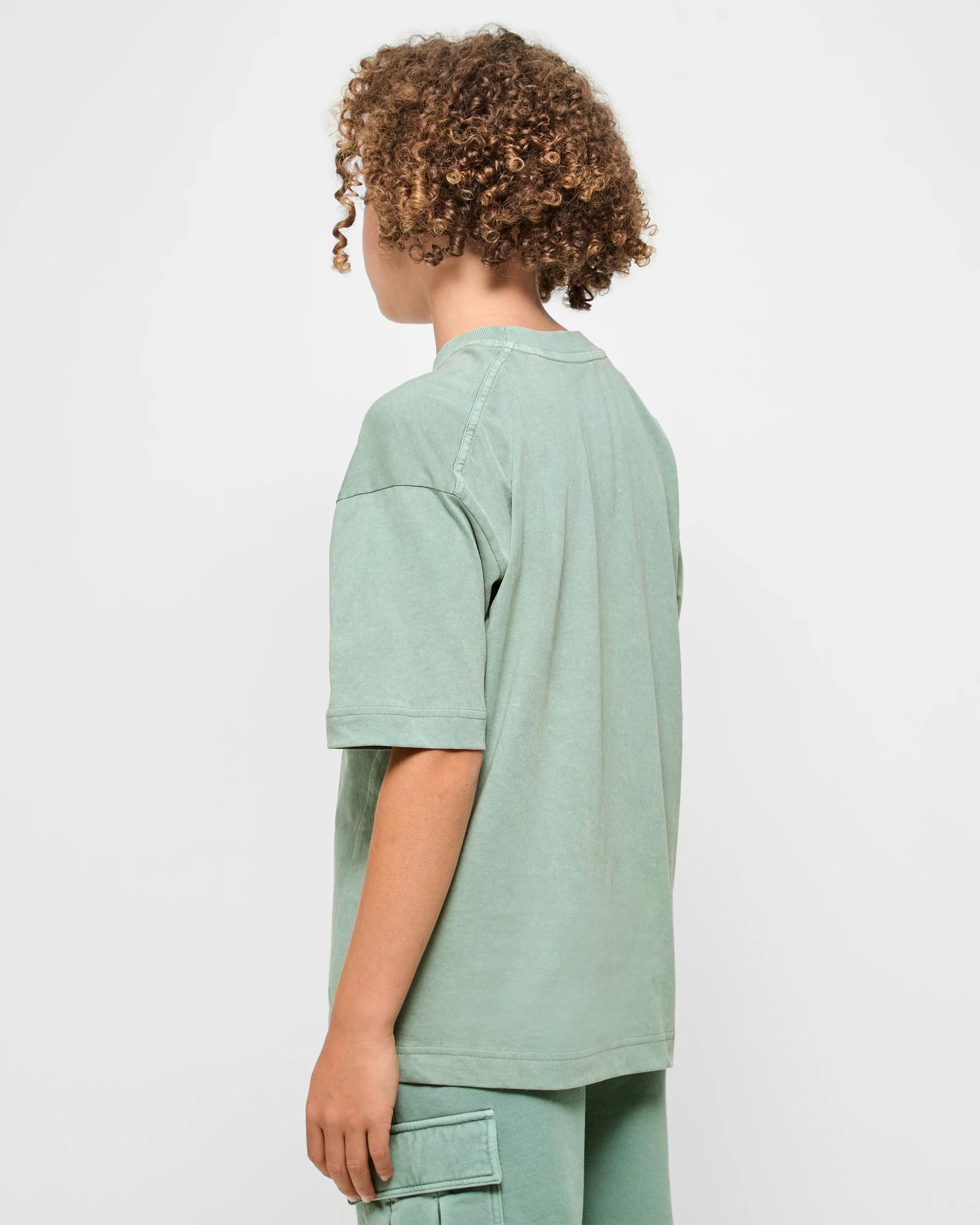 3 Target Australian Cotton Oversized Washed T-shirt GREEN, 3 of 5