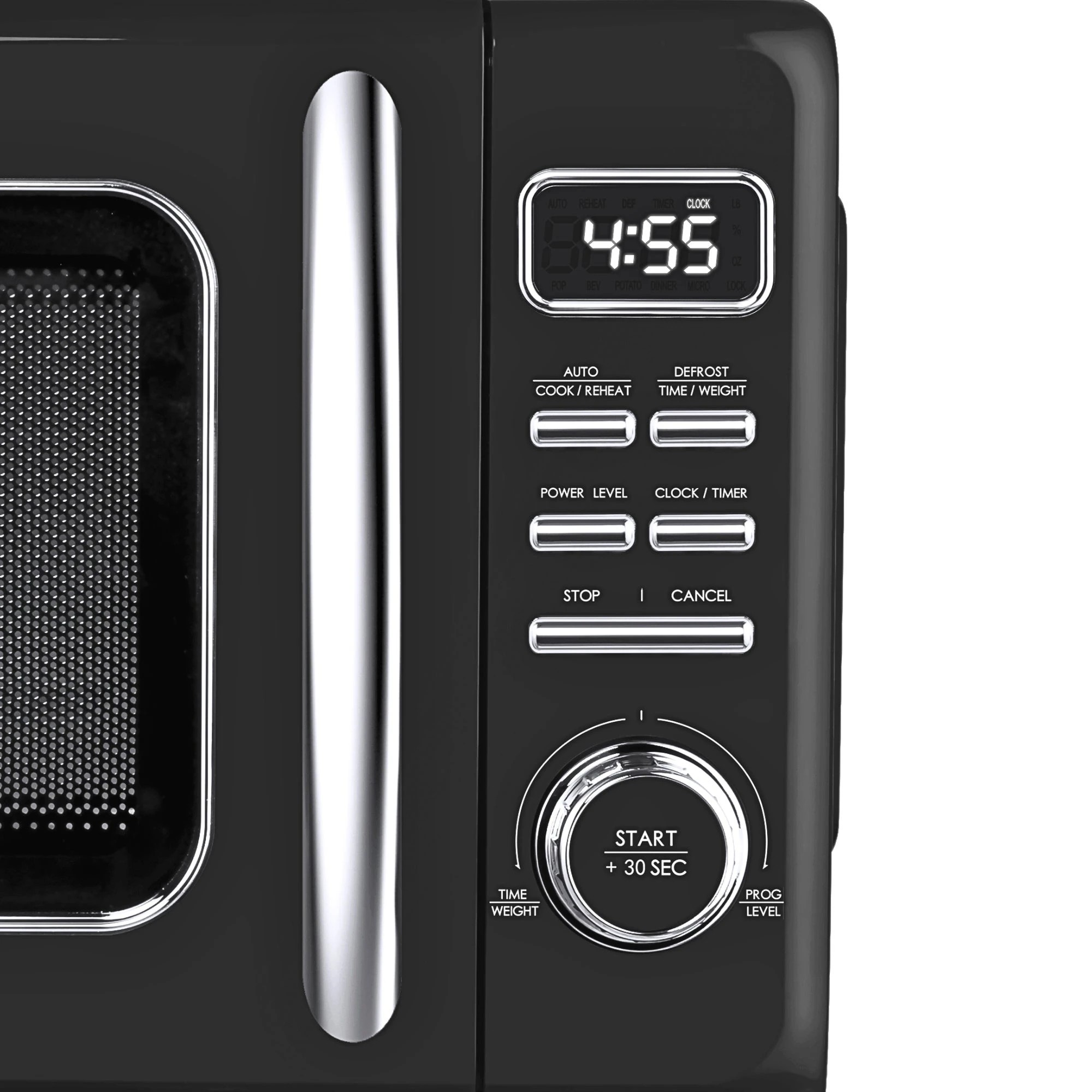 7 Total Chef Retro Microwave Oven 25L - Black, 7 of 9