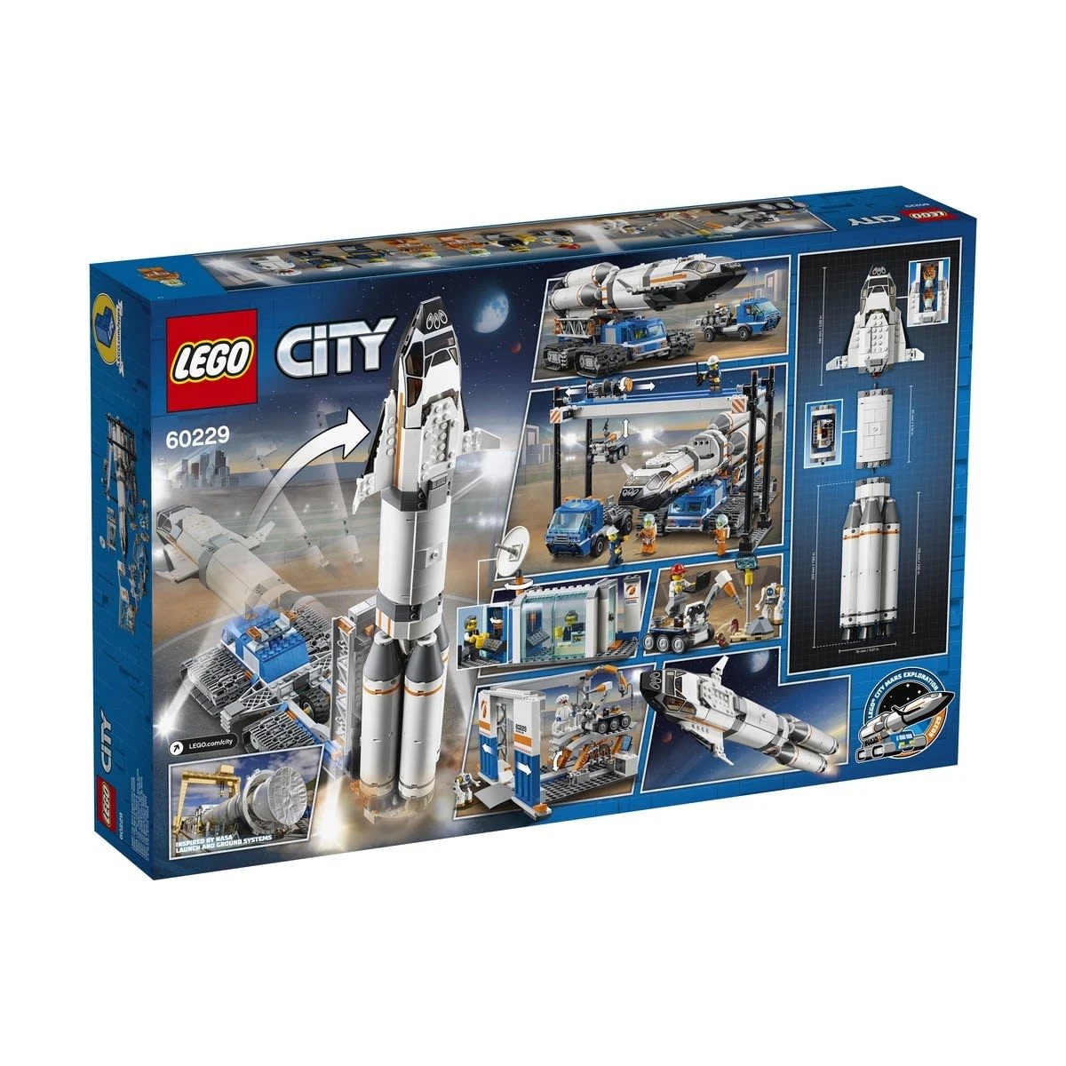 4 LEGO City Space Port Rocket Assembly & Transport 60229, 4 of 6