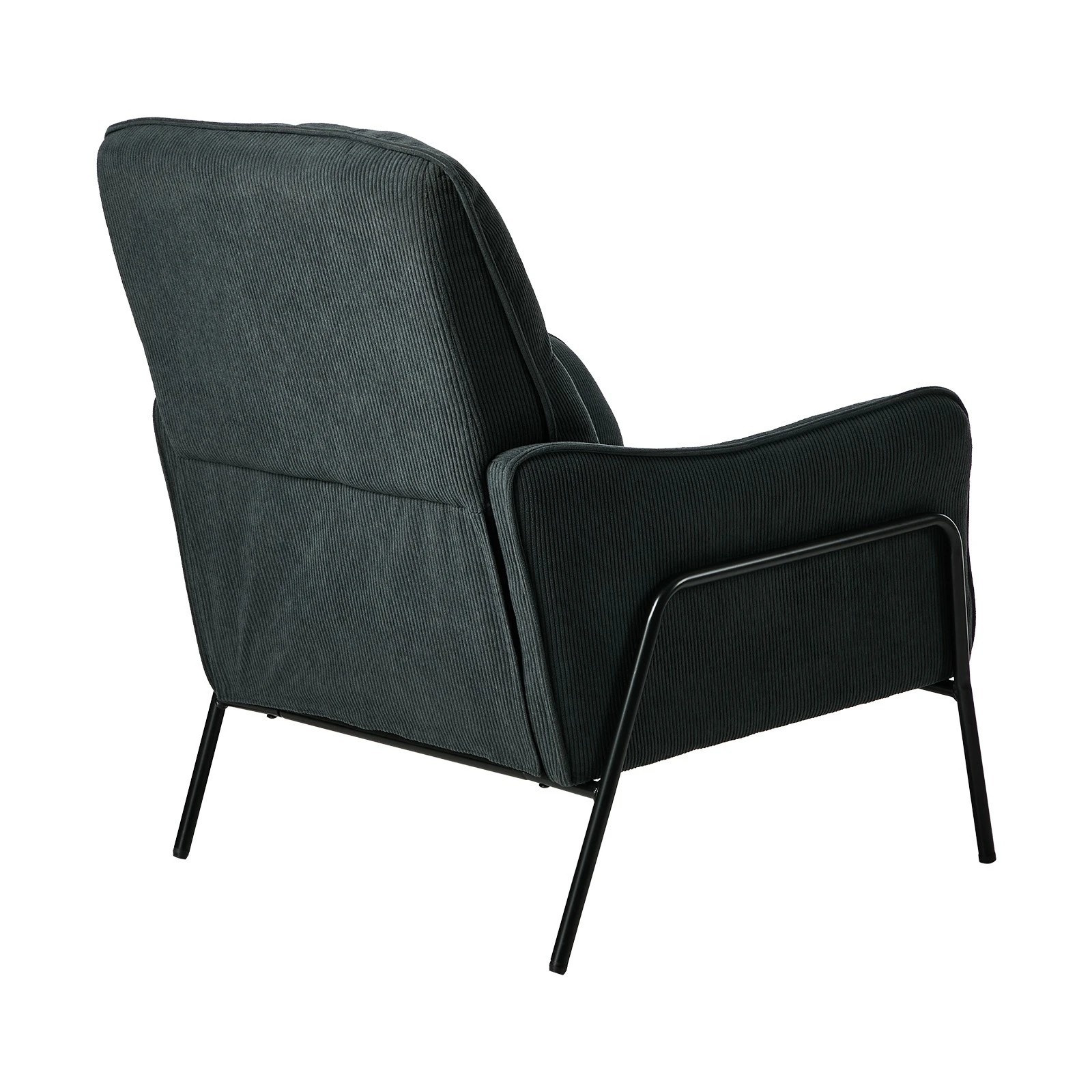 8 Oikiture 2x Armchair Chenille Fabric Lounge Chair Accent Chair - Grey, 8 of 9