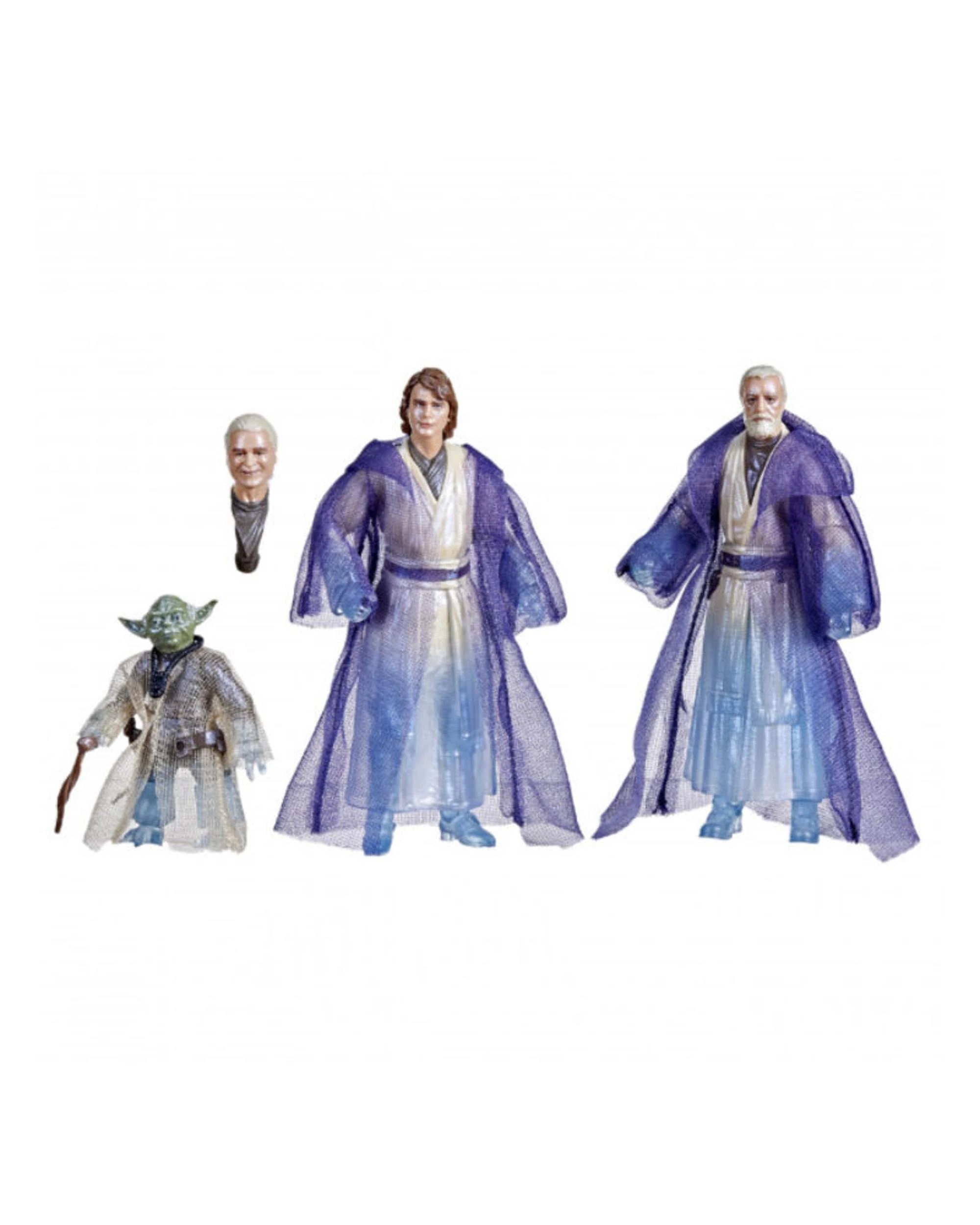 2 Star Wars The Vintage Collection Jedi Spirits Action Figures 3 Pack, 2 of 6