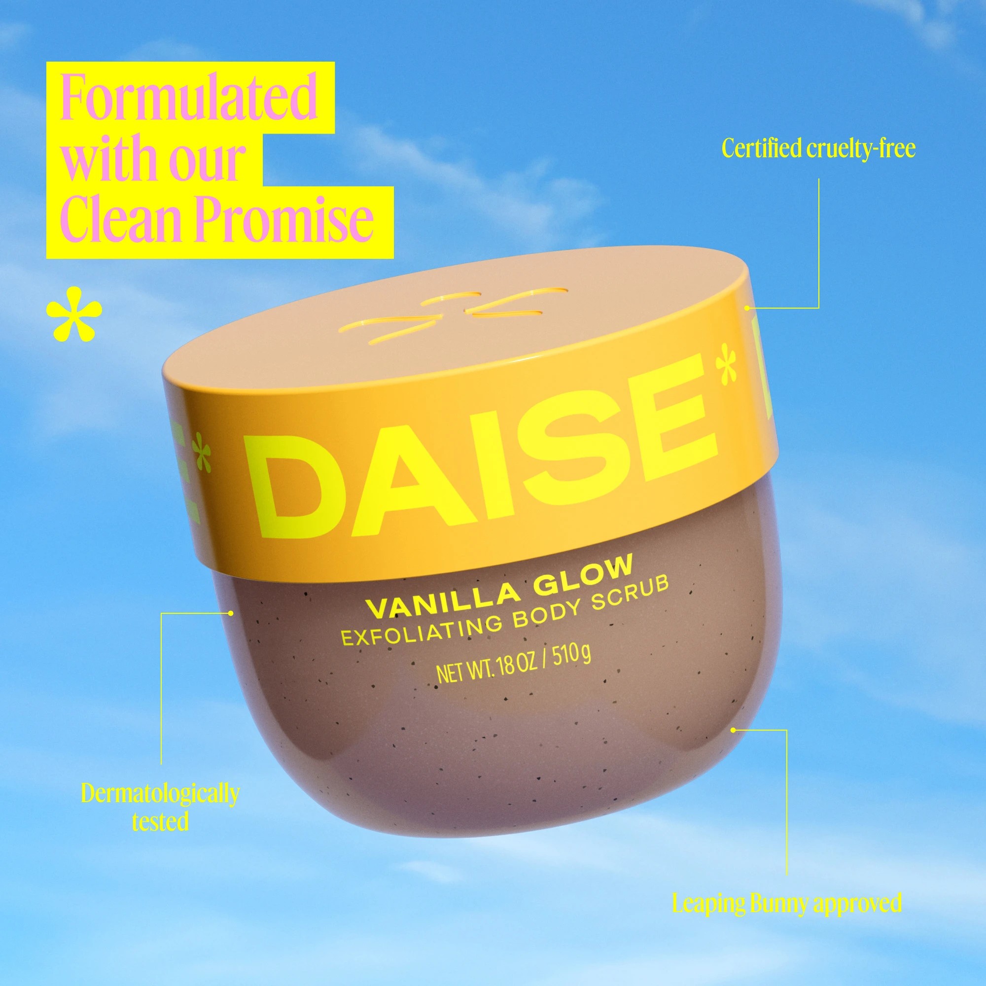 6 DAISE Exfoliating Body Scrub 510g - Vanilla Glow, 6 of 9