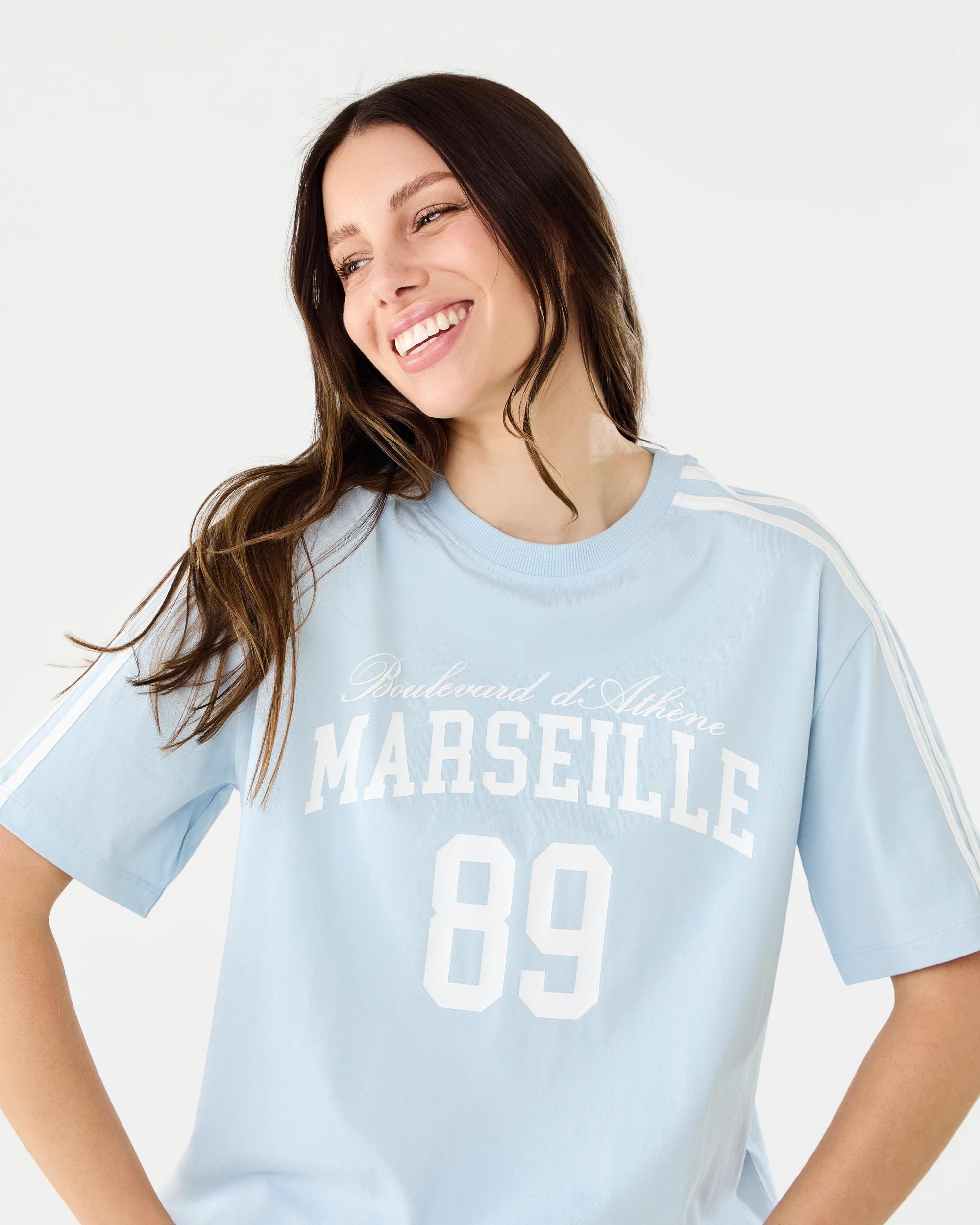 4 Short Sleeve Oversized Boyfriend T-shirt Marseille, 4 of 6