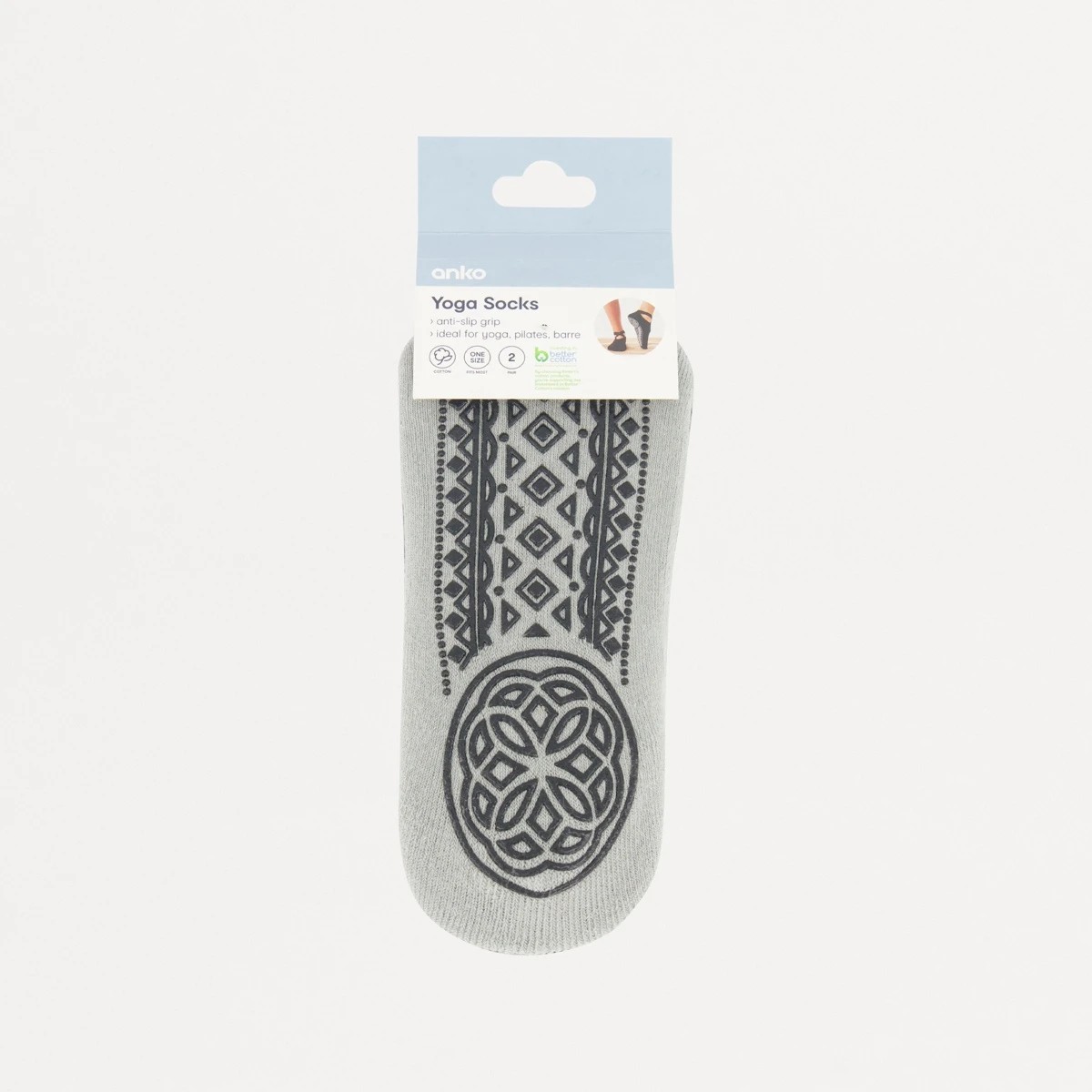 10 2 Pack Yoga Socks, 10 of 10