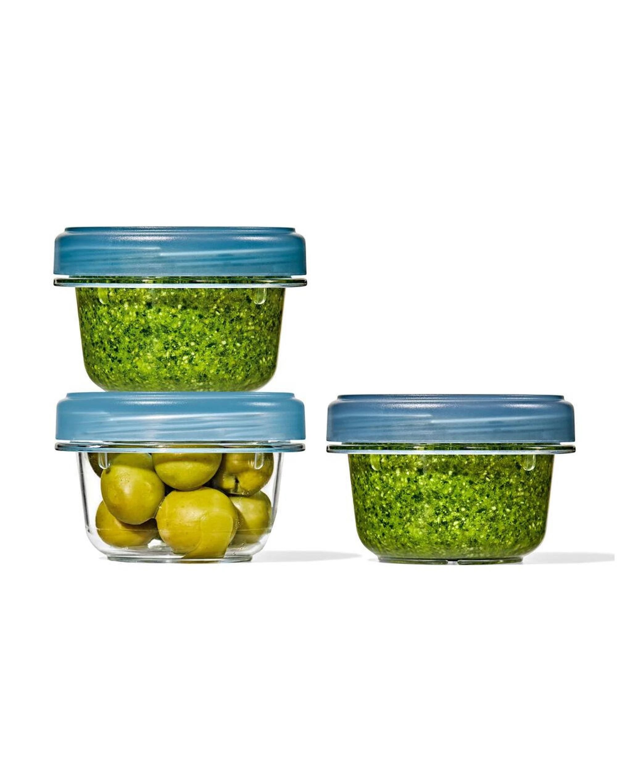 1 OXO Good Grips Twist & Stack Container 3 Pack 148ml - Clear, 1 of 1