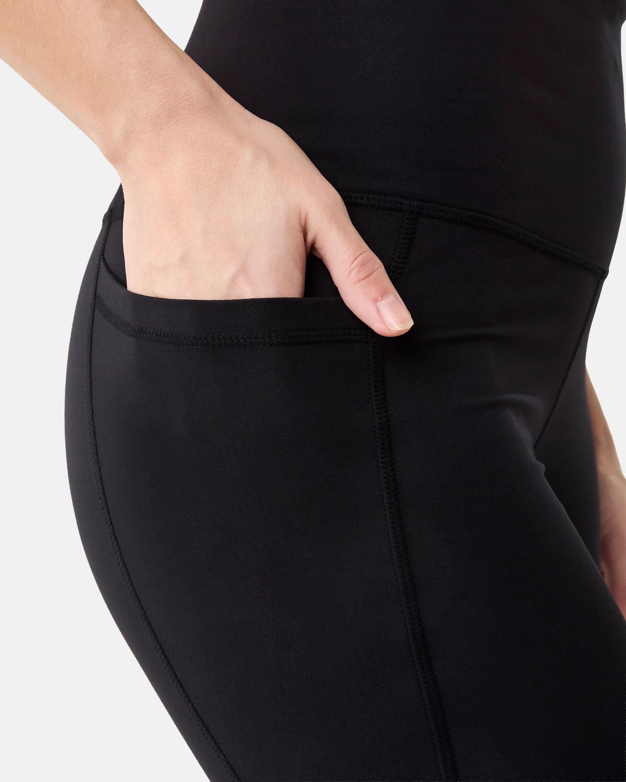5 Active Womens Ultra High Rise Full Length Studio Leggings Black, 5 of 8