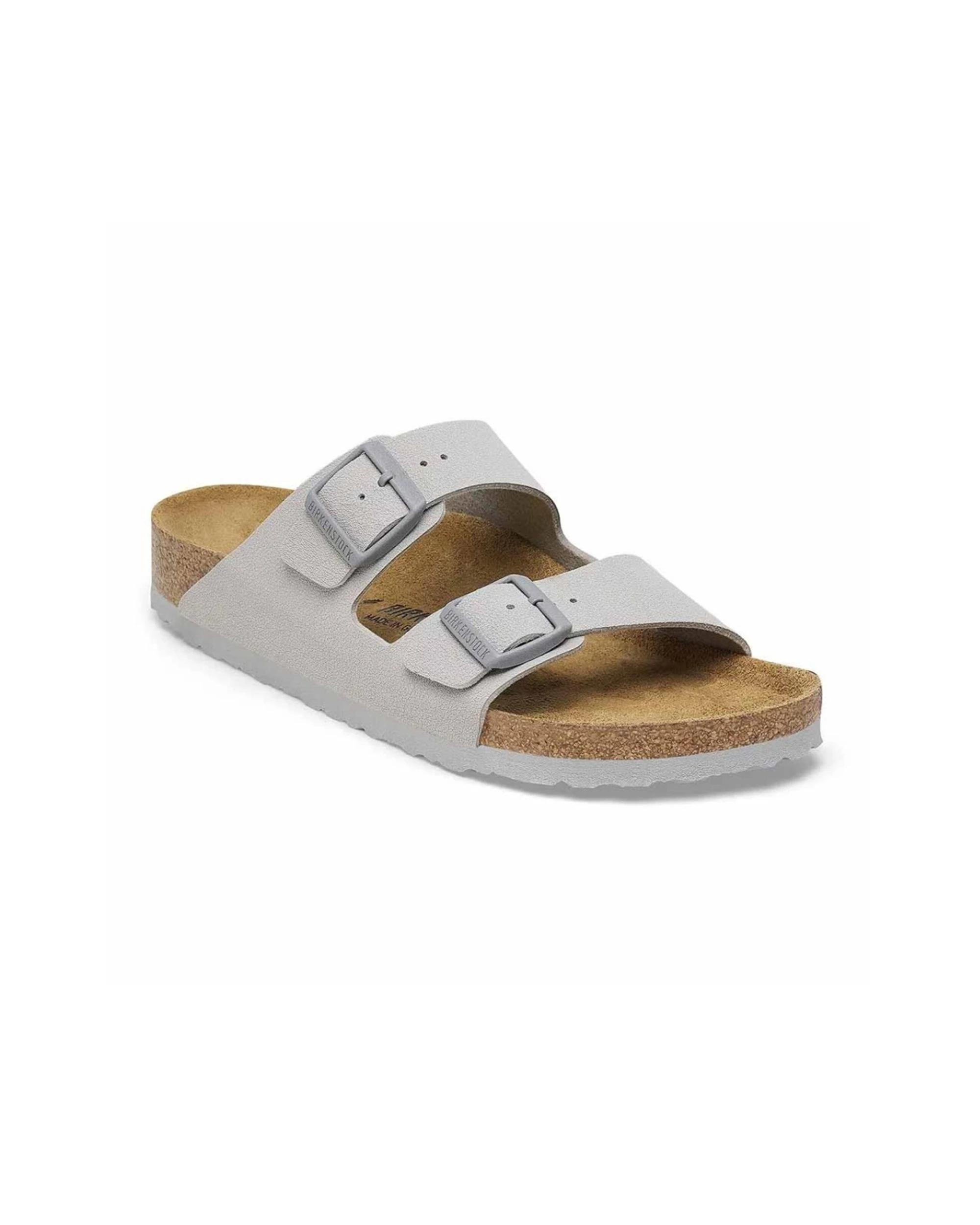 1 Birkenstock Arizona Birko-Flor Sandals Regular Width STONE COIN, 1 of 6