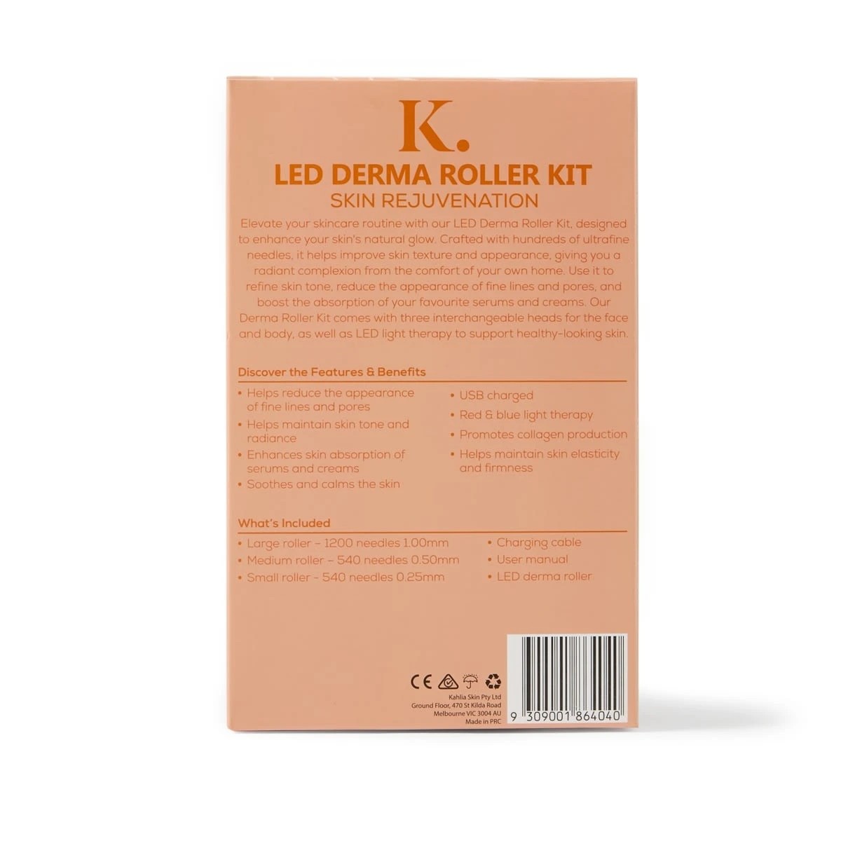 3 Kahlia Skin LED Derma Roller Kit, 3 of 4