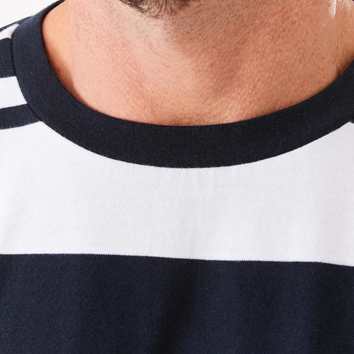 5 Oversized Striped T-Shirt Nvy Strp, 5 of 6