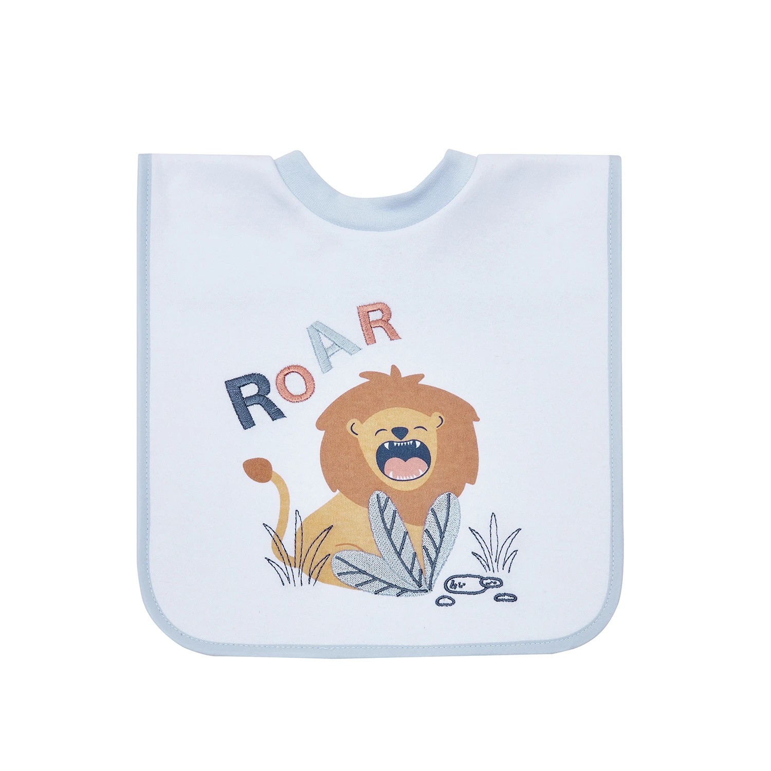 3 Big Softies 3 Pack Popover Bibs, Lion, 3 of 5