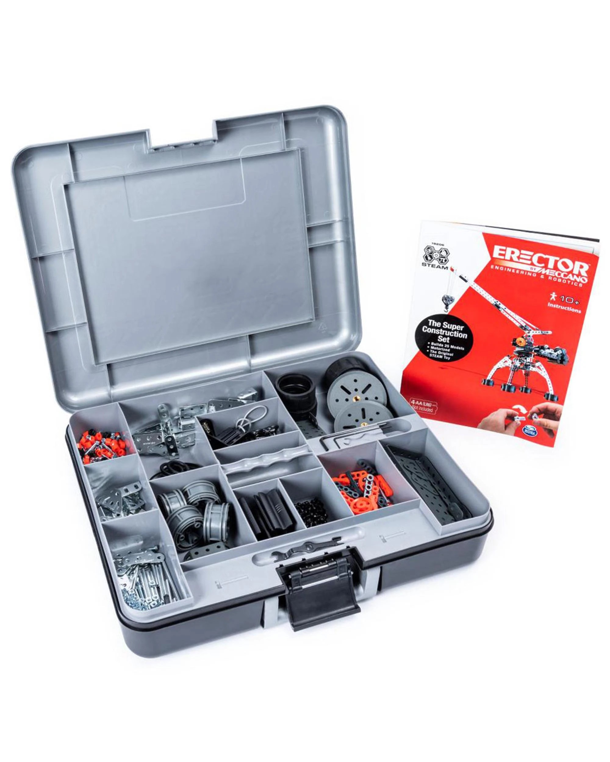 2 Meccano Super Construction 25-in-1 Motorized Building Set In Case, 2 of 2