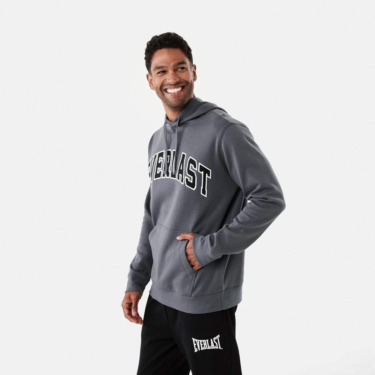 2 Everlast Mens Classic Sport Hoodie EVER CLASSIC ASH GREY, 2 of 7