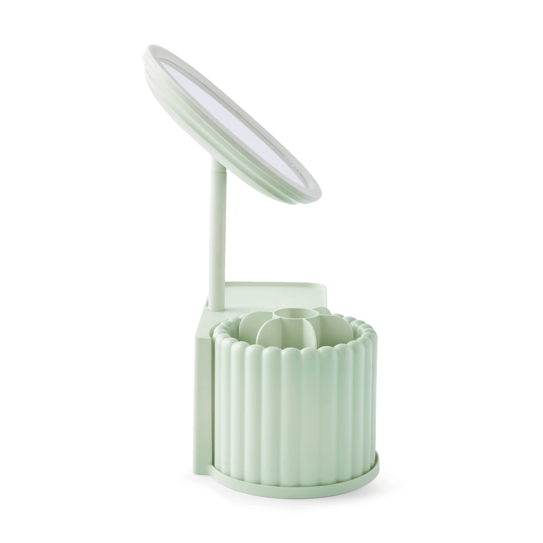 8 Cosmetic Organiser with Mirror - Sage, 8 of 10