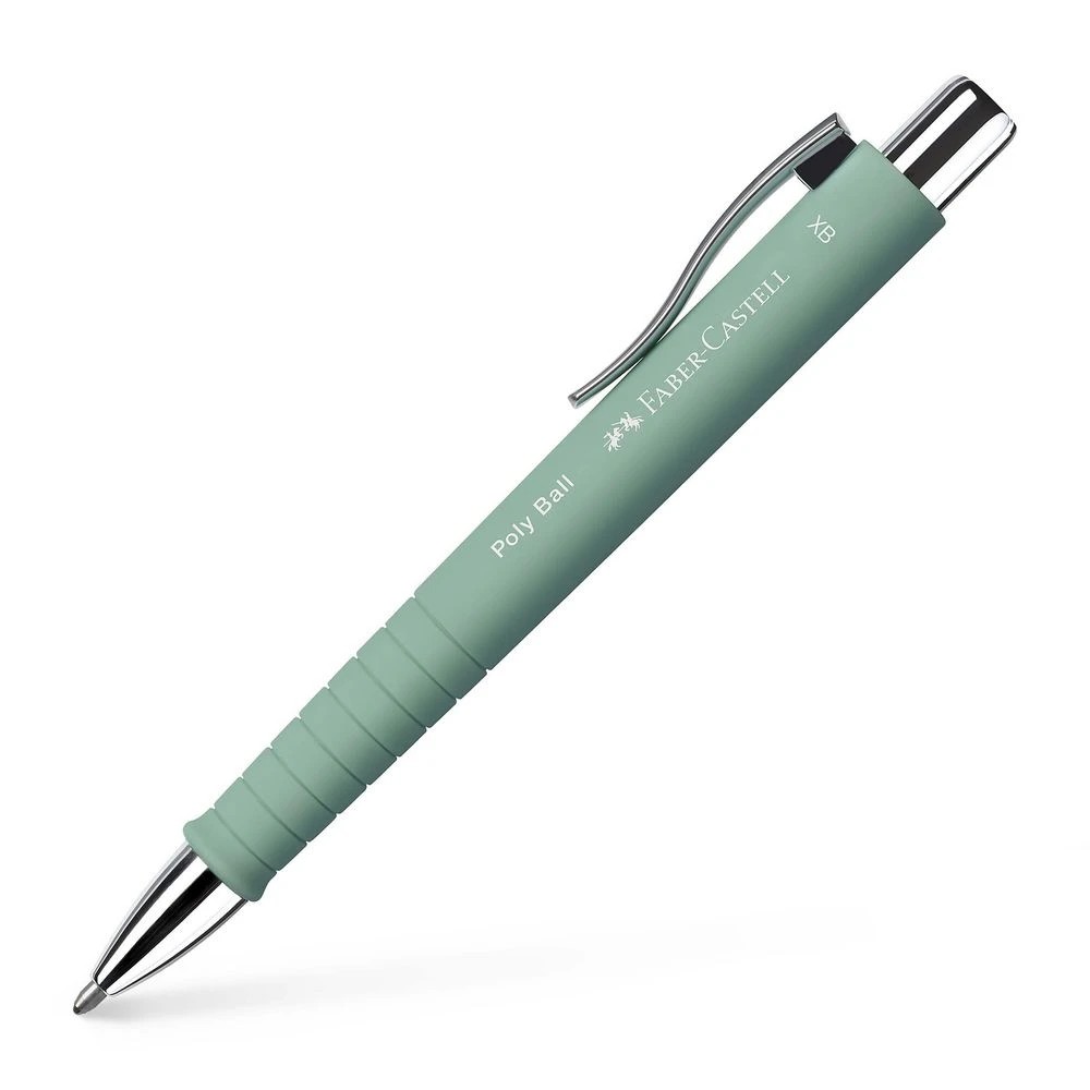 2 Faber-Castell PolyBall XB Ballpoint Pen Mint Green, 2 of 6