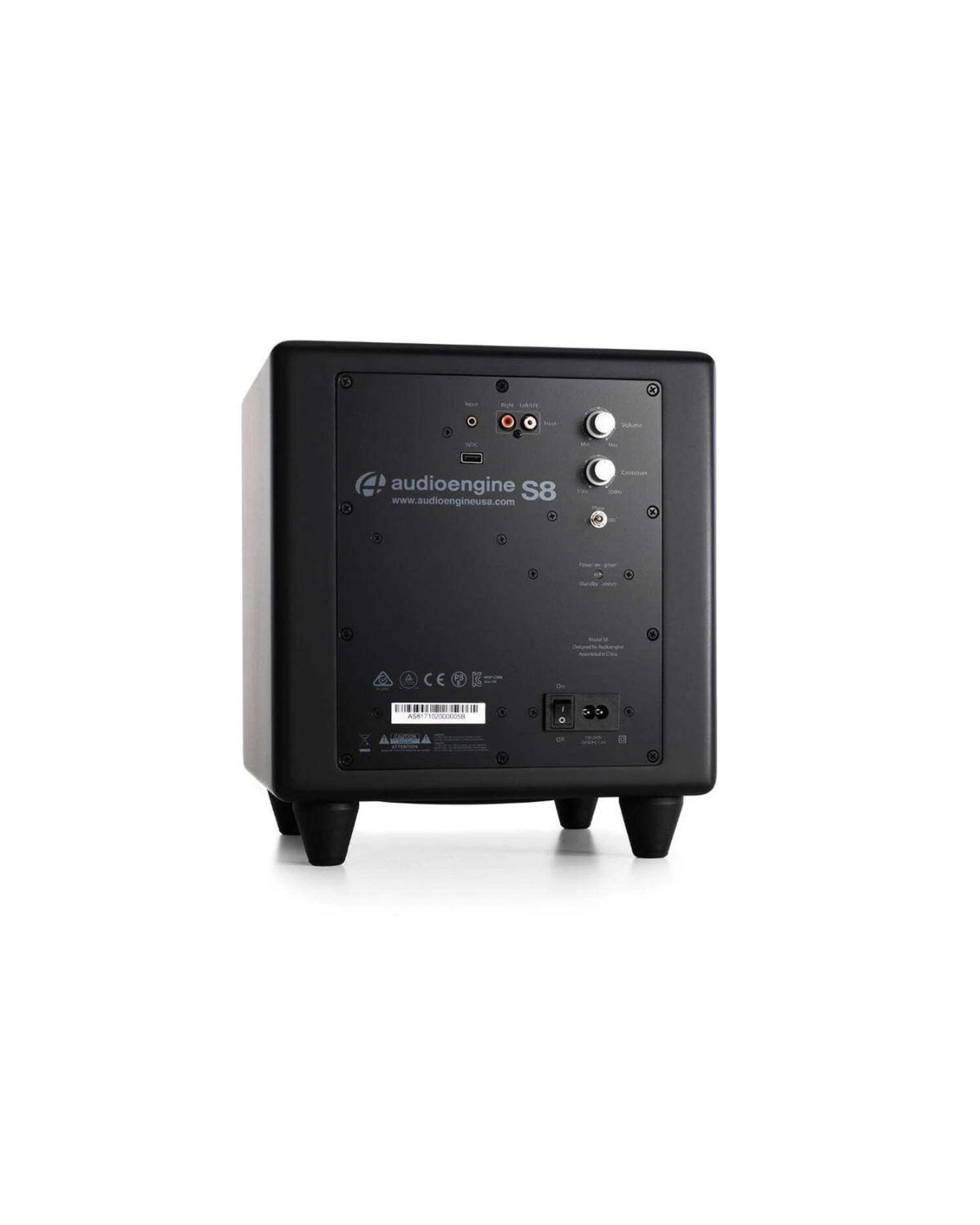 2 Audioengine S8 Powered Subwoofer 8inch Bass 250W Built-in Amplifier Satin, 2 of 3