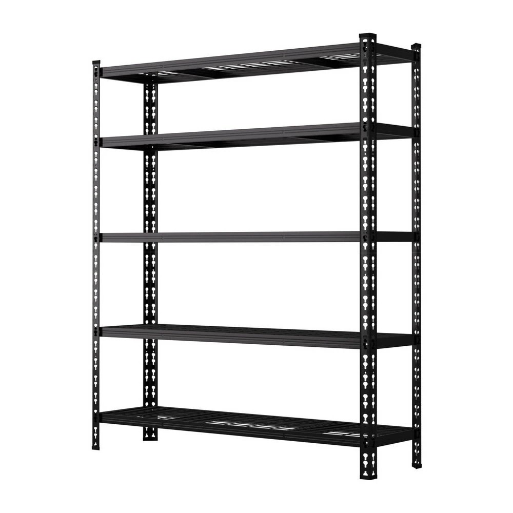 1 1.8MX1.2M Giantz Garage Shelving Warehouse Rack - Black, 1 of 6