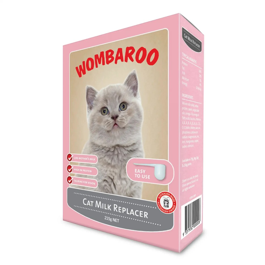 2 Wombaroo Cat Milk Replacer (215g), 2 of 2