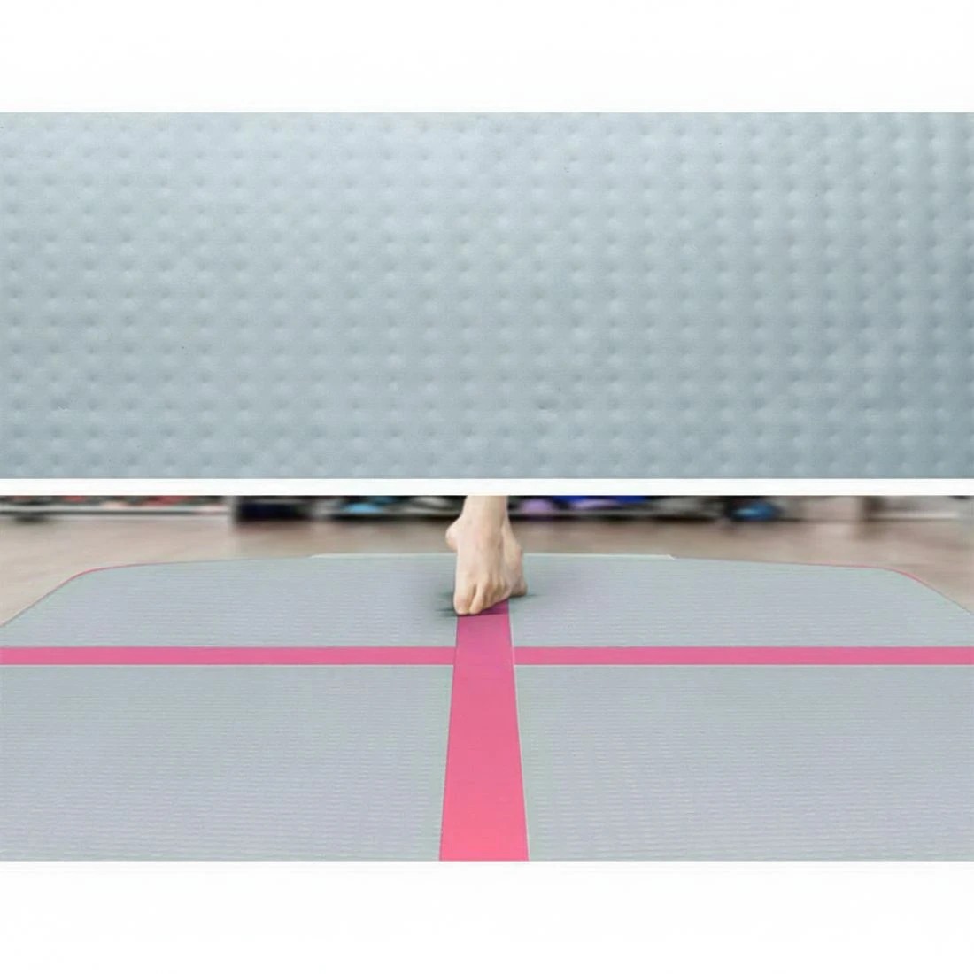 5 Everfit 3M Air Track Gymnastics Tumbling Exercise Yoga Mat Inflatable - Pink, 5 of 9