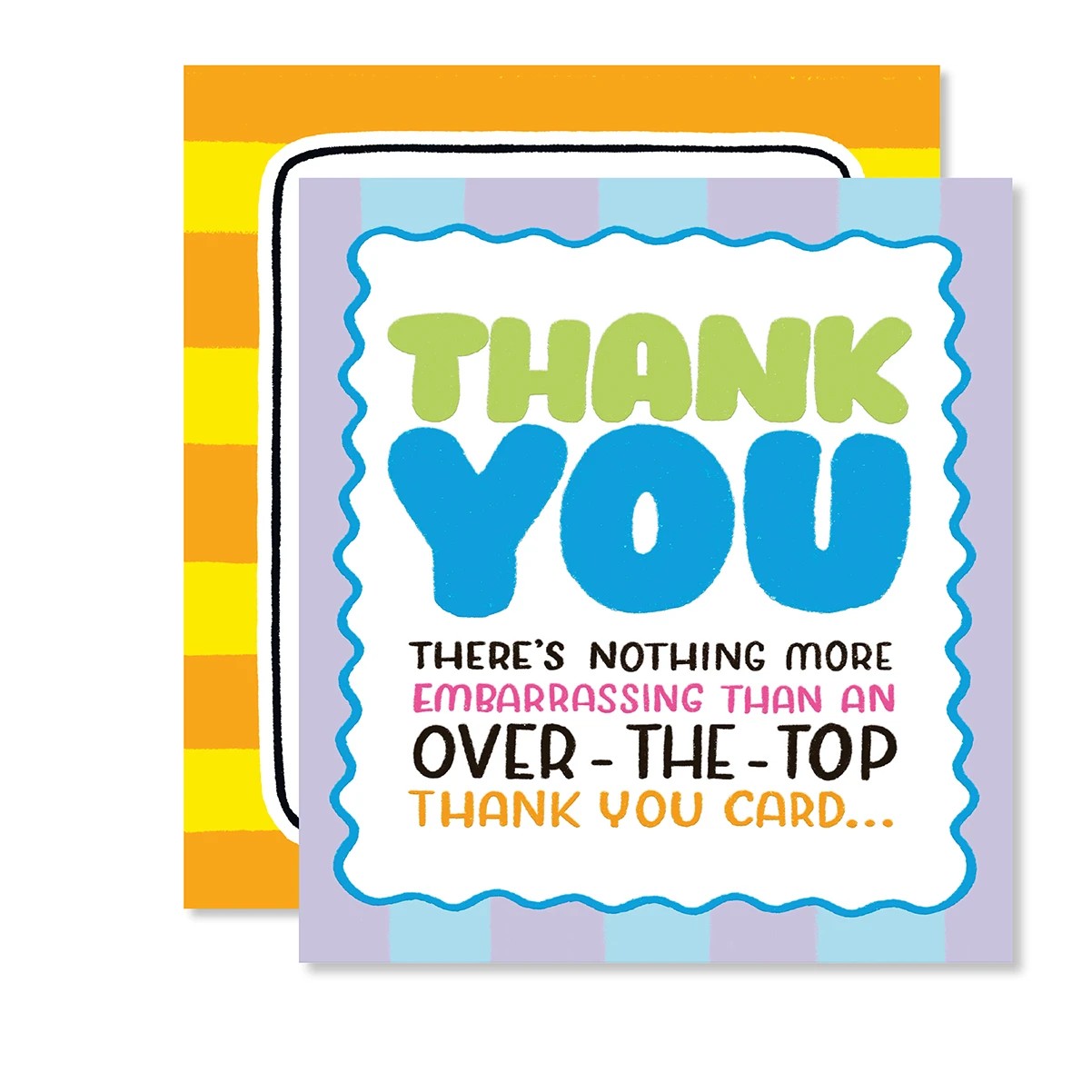 1 Hallmark Thank You Card - Stripes, 1 of 3