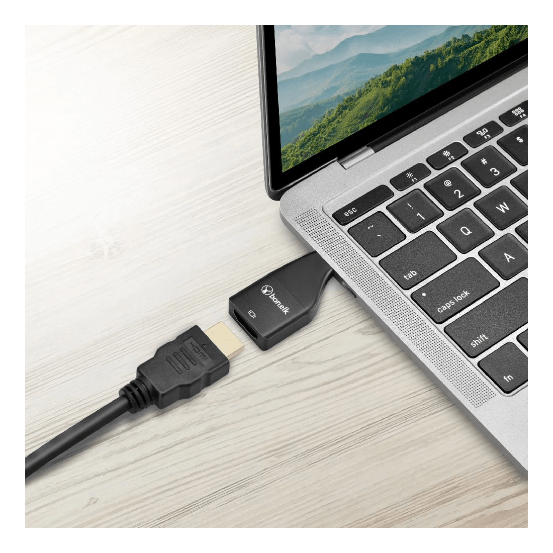 4 Bonelk USB-C to 4K HDMI Compact Adapter Black, 4 of 5