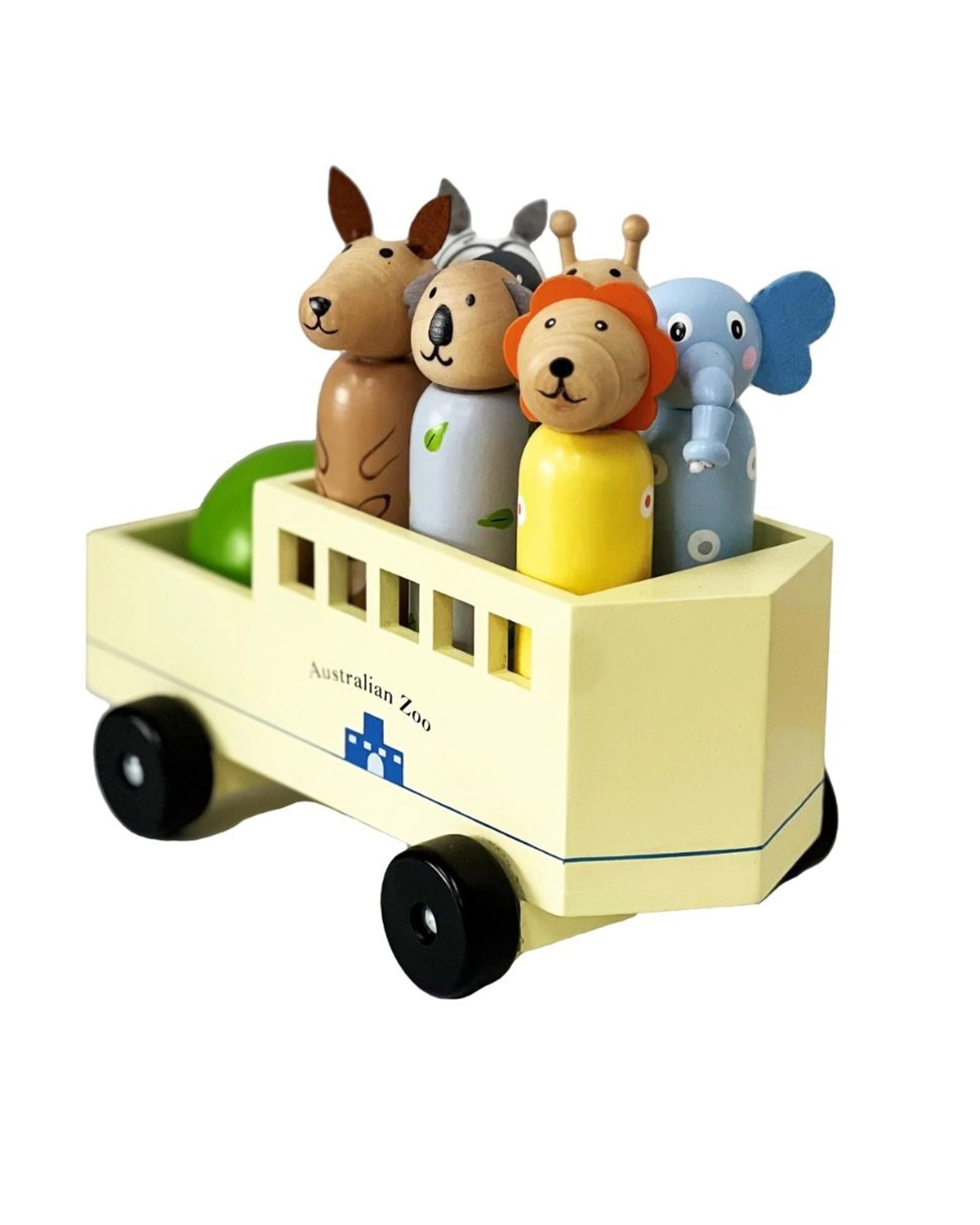 2 Toyslink Wooden Animal Bowling Vehicle, 2 of 2
