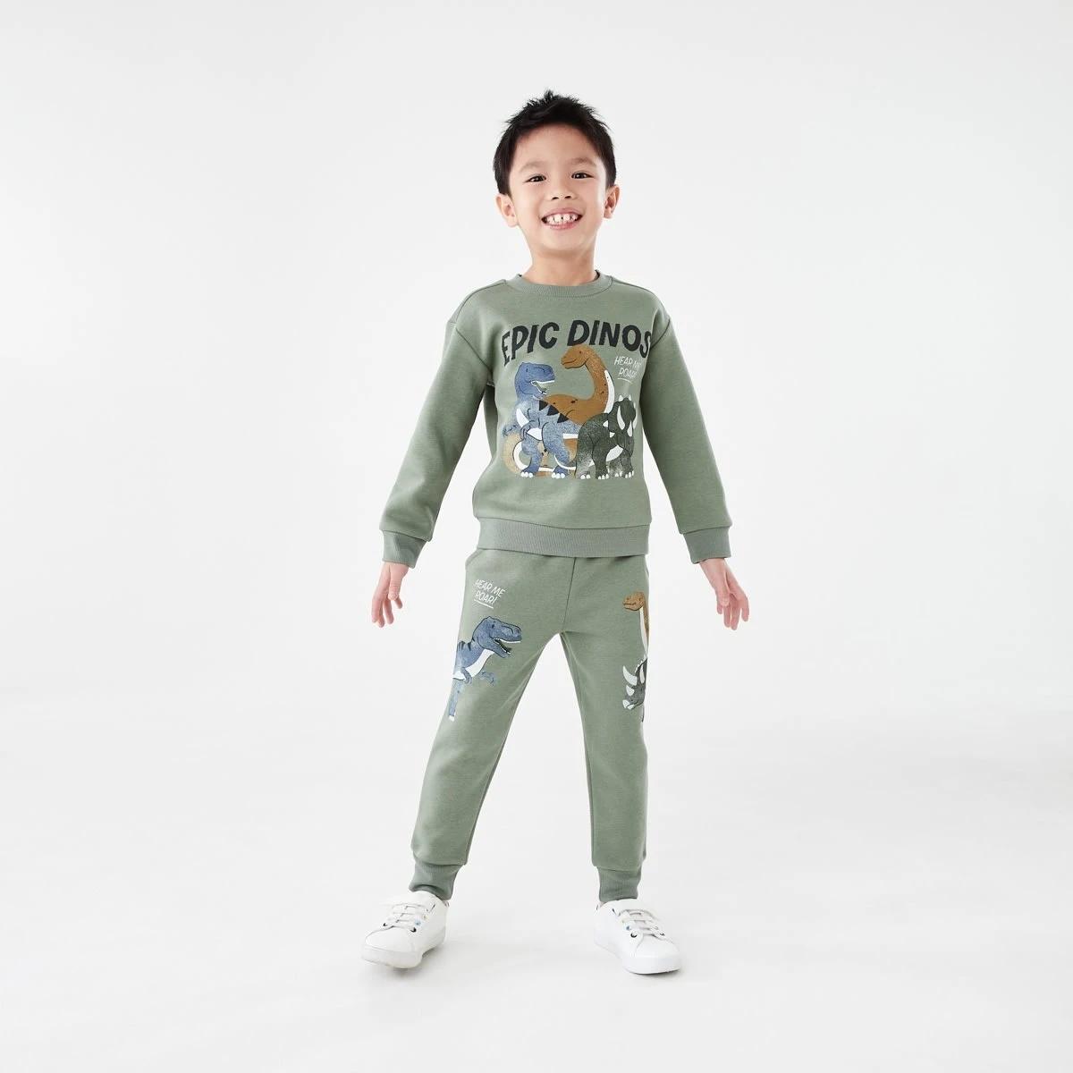 7 Print Trackpants Grn Dino, 7 of 8