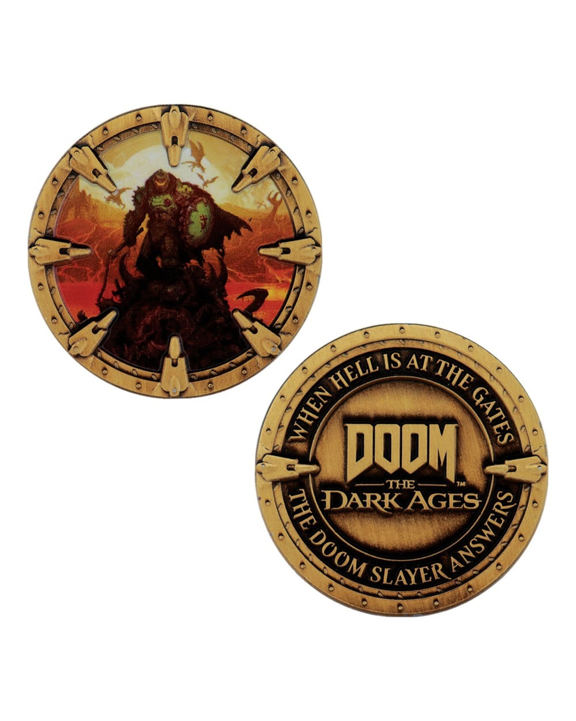 1 Doom: The Dark Ages Collectable Coin, 1 of 5