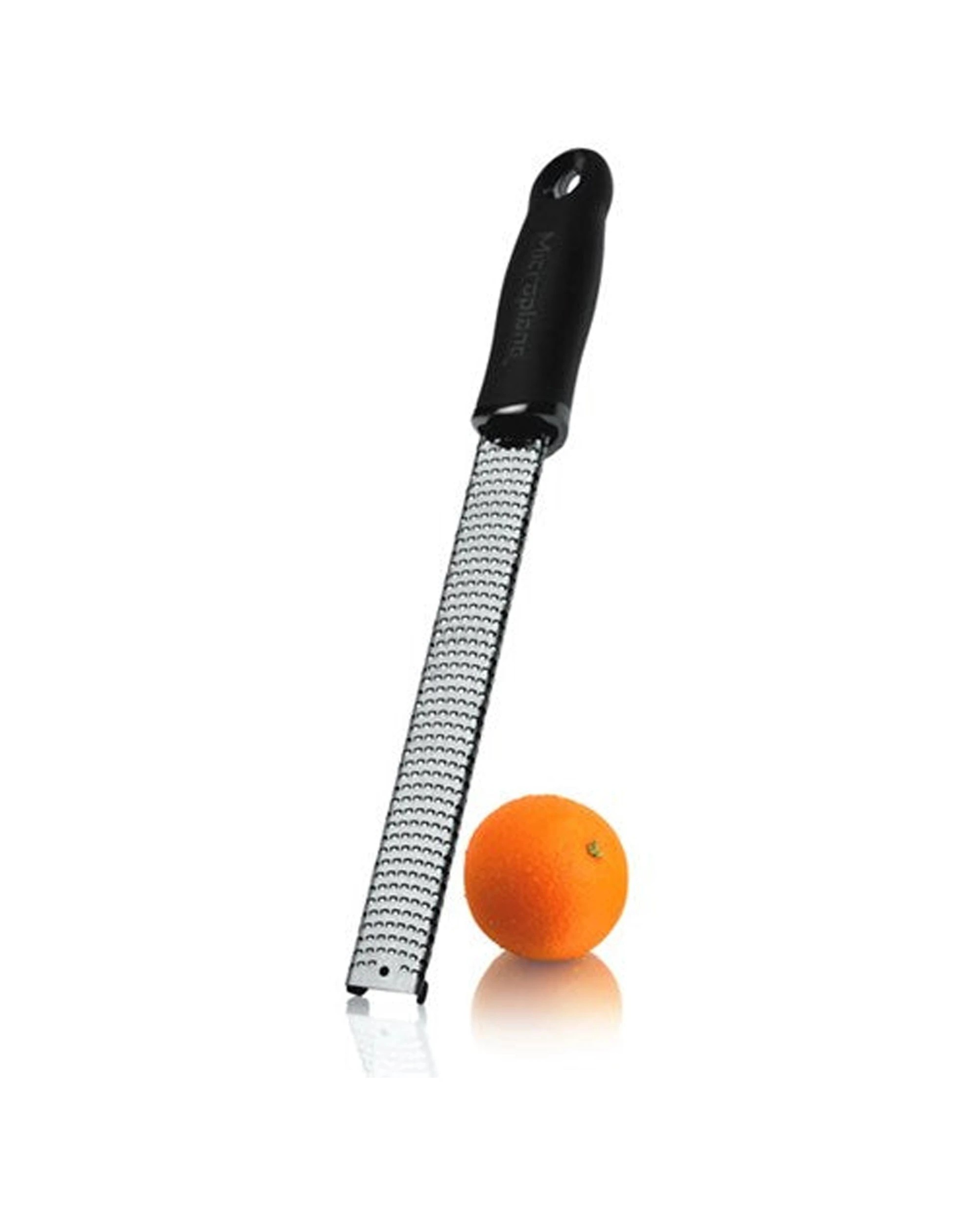 1 Microplane Premium Stainless Steel Classic Zester Grater - Black, 1 of 5