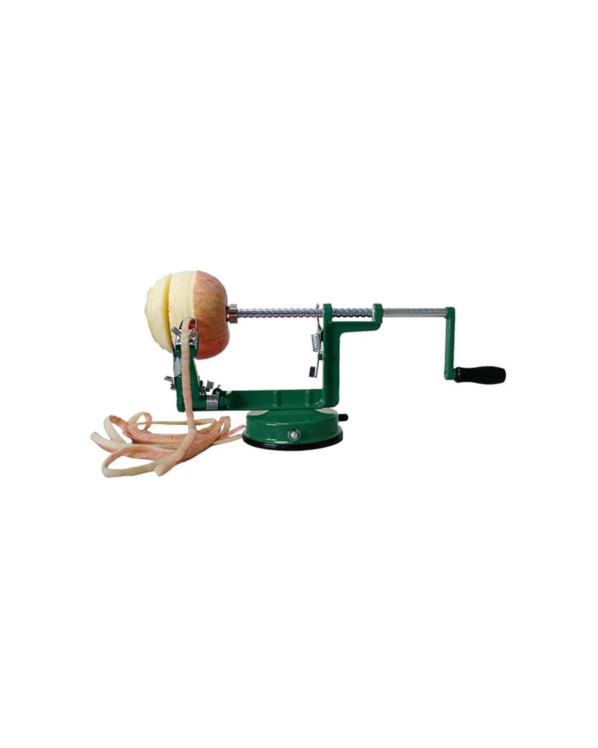 2 Appetito Apple Peeler Corer With Suction Base Peel Core Slice Kitchen Tool - Green, 2 of 3