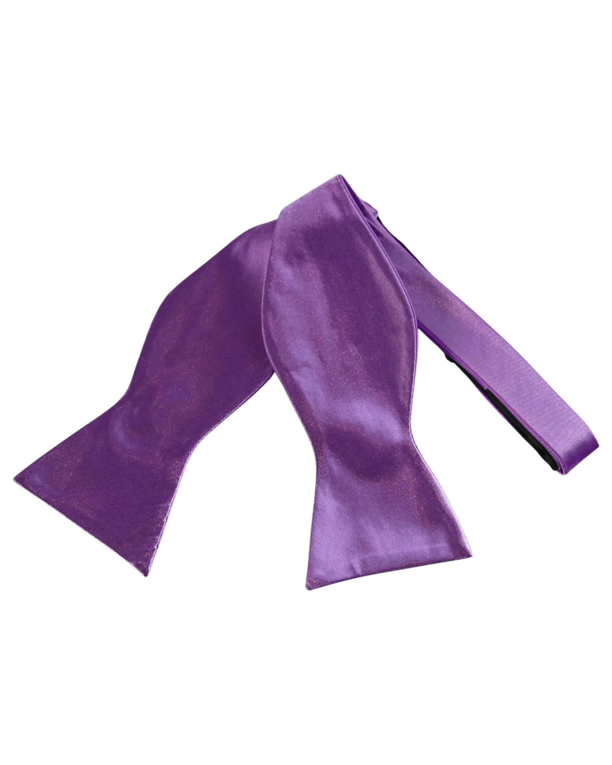 1 Zasel Mens Self Tie Bow Tie - Purple - Purple, 1 of 2