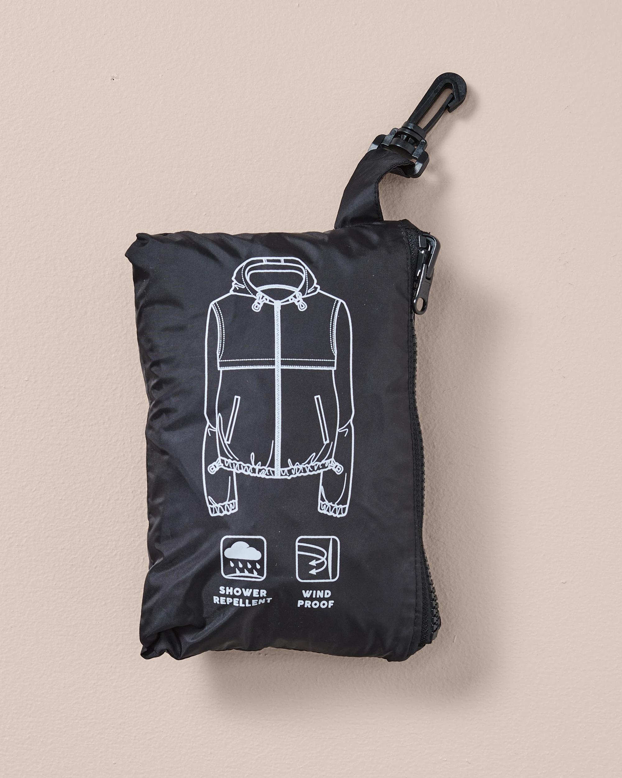 1 Target Fold Up Rain Jacket BLACK, 1 of 10