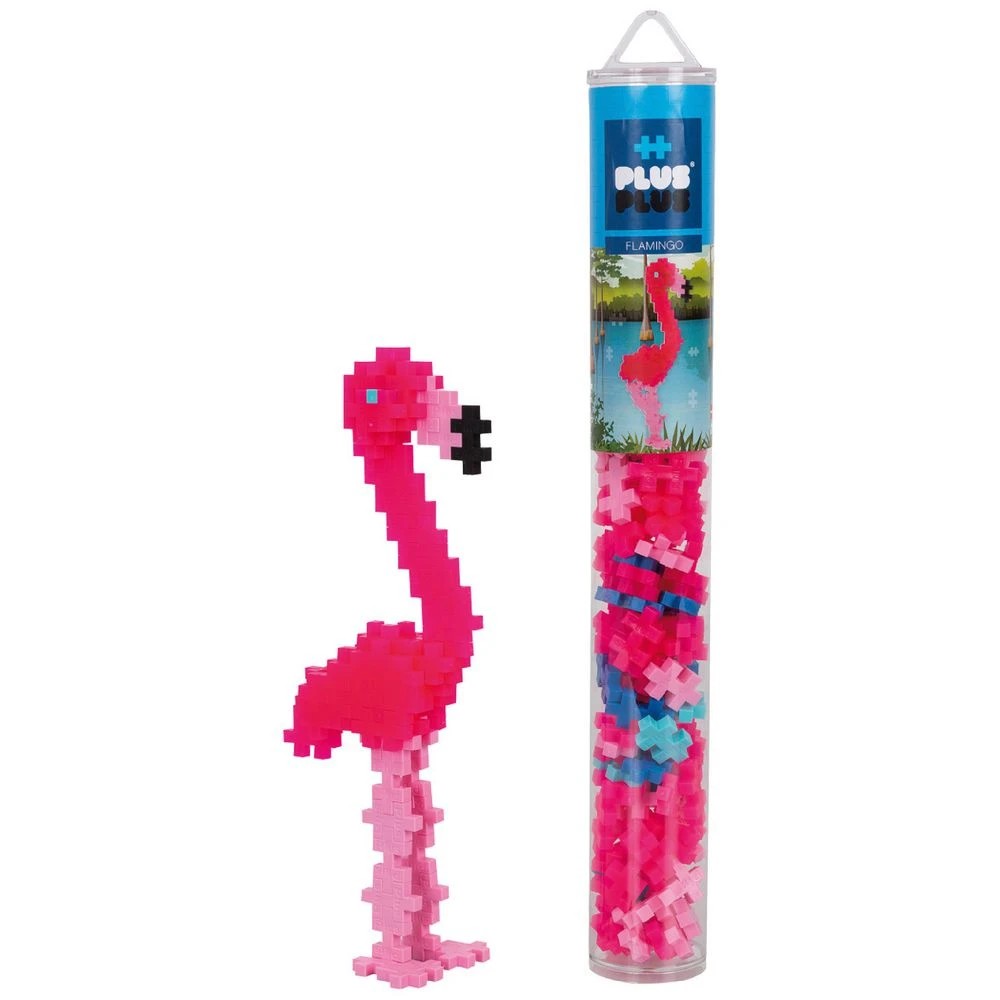 1 Plus-Plus Flamingo 100 Pieces, 1 of 5