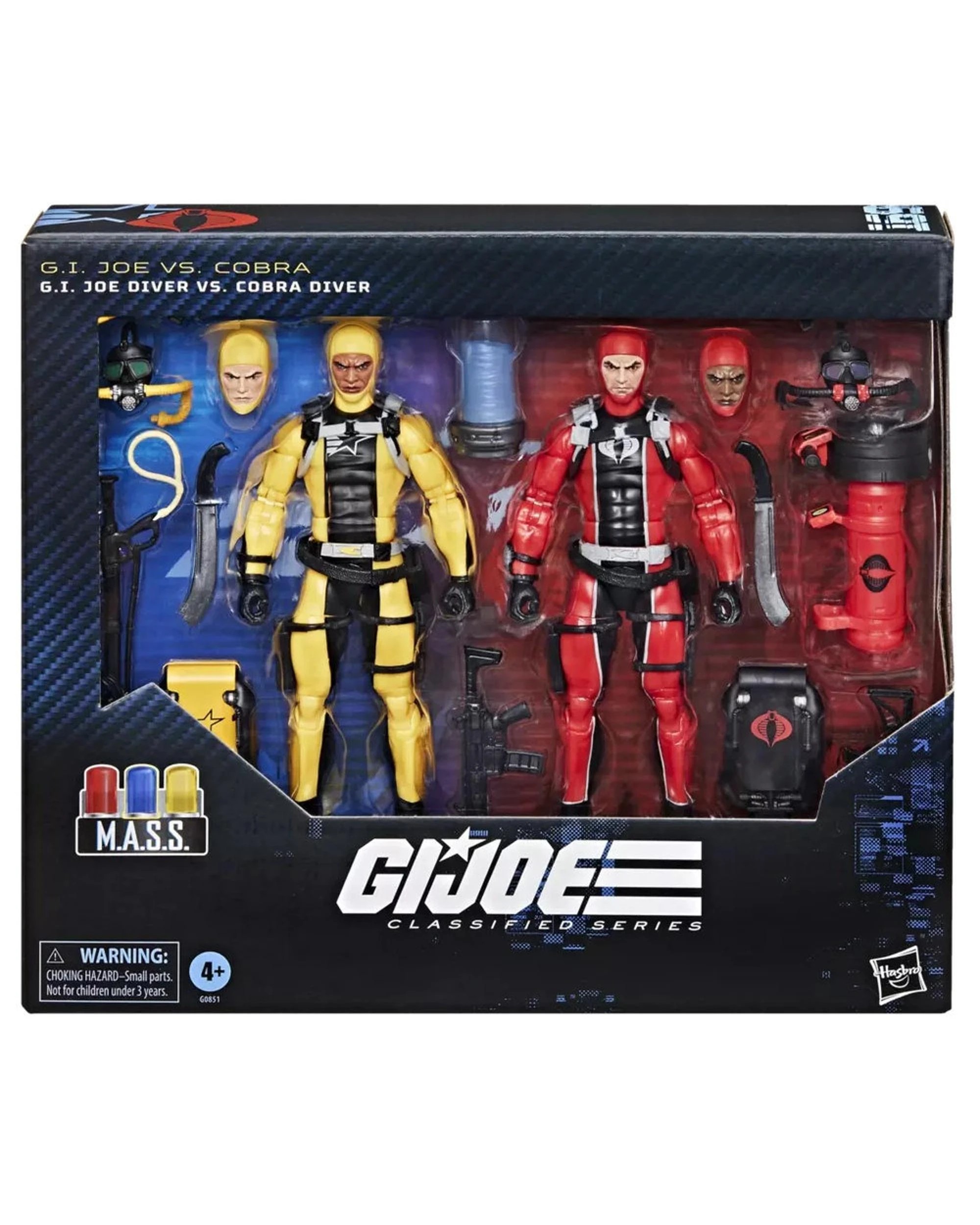 1 G.I. Joe Classified Series: #169 G.I. Joe Diver Vs. Cobra Diver Action Figure, 1 of 4