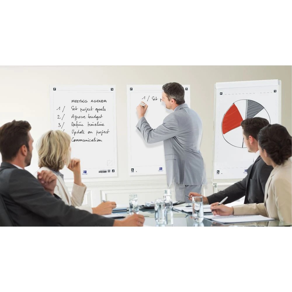 5 Oxford Smart Flip Chart Pad 20 Sheets Lined 650 x 980mm, 5 of 5