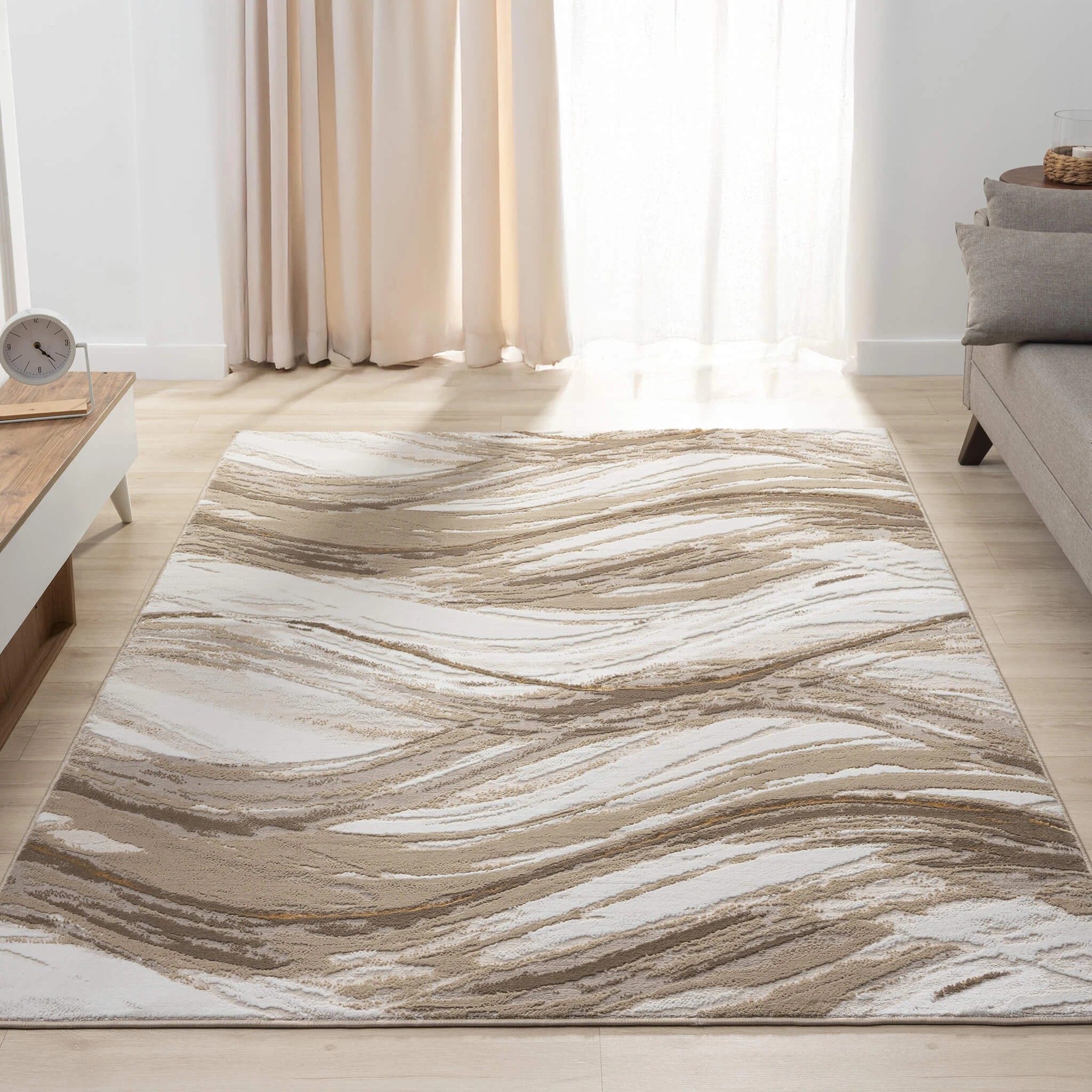 2 La Grace Home Weston Premium Rug - 160x230cm - Beige, 2 of 10