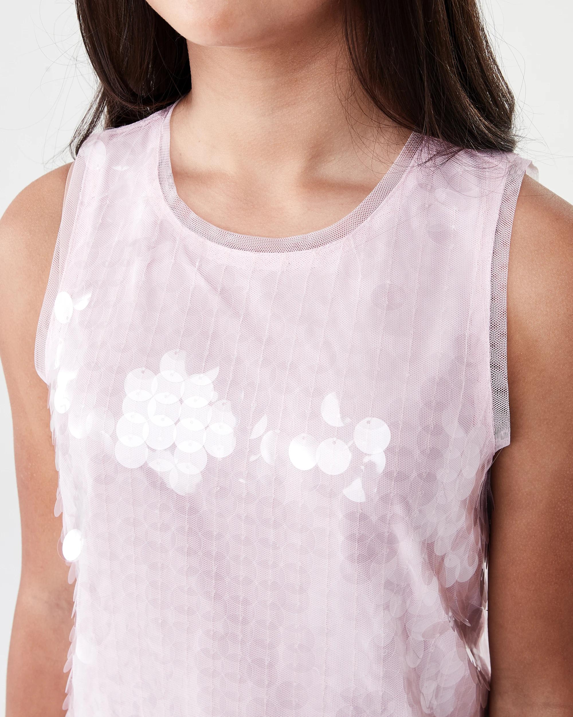 4 Sequin Dress Bllet Pink, 4 of 7