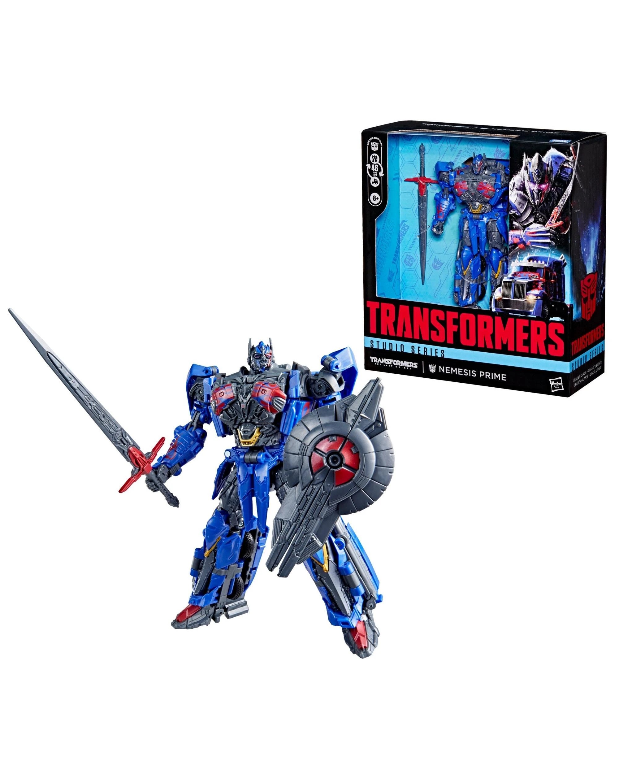 1 Transformers Studio Series Transformers: The Last Knight Nemesis Prime Leader Class Action Figure, 1 of 6