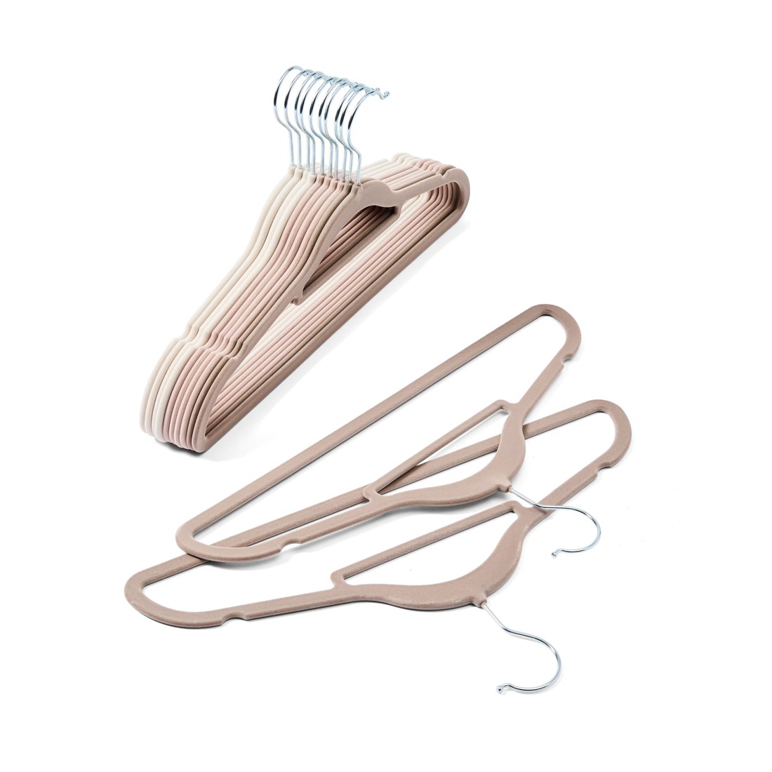 3 12 Pack Flocked Hangers, 3 of 8