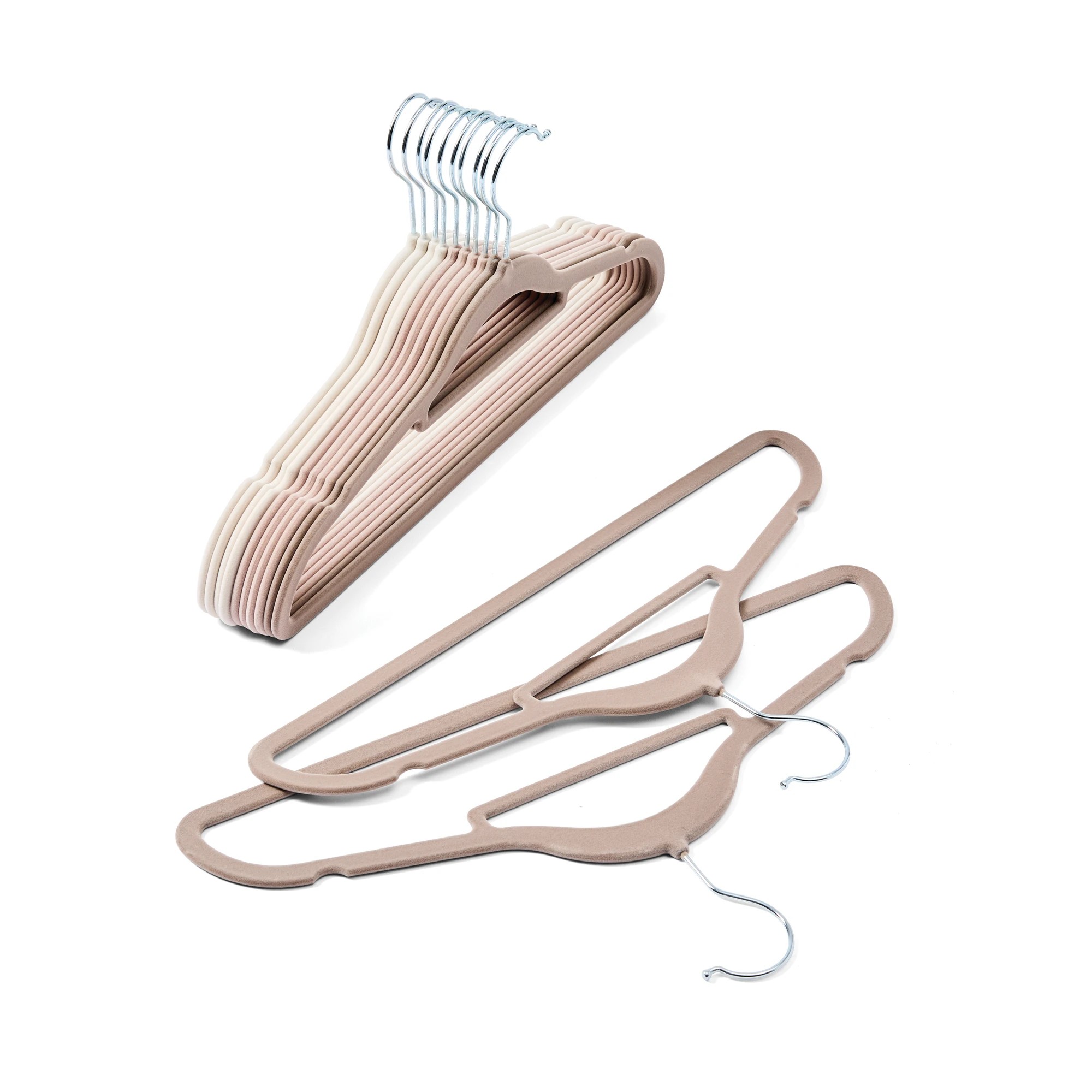 3 12 Pack Flocked Hangers, 3 of 8