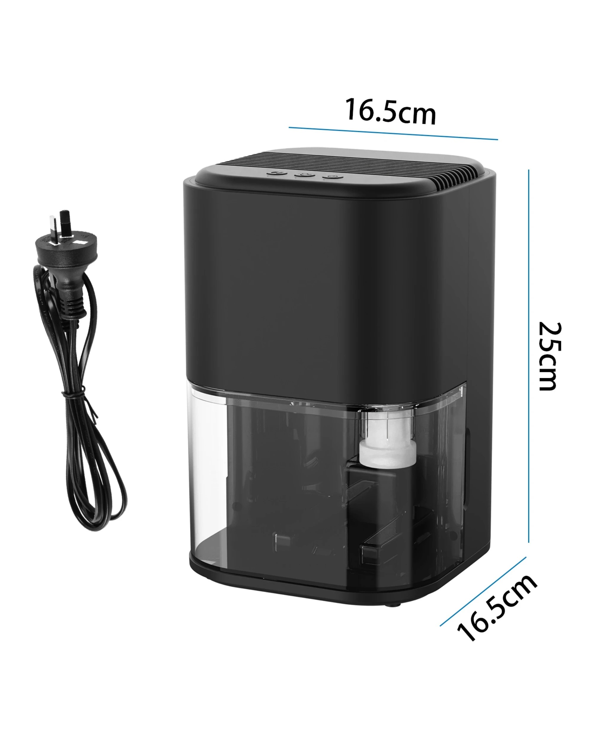 5 Advwin Portable Mini Dehumidifiers 2L Black, 5 of 7