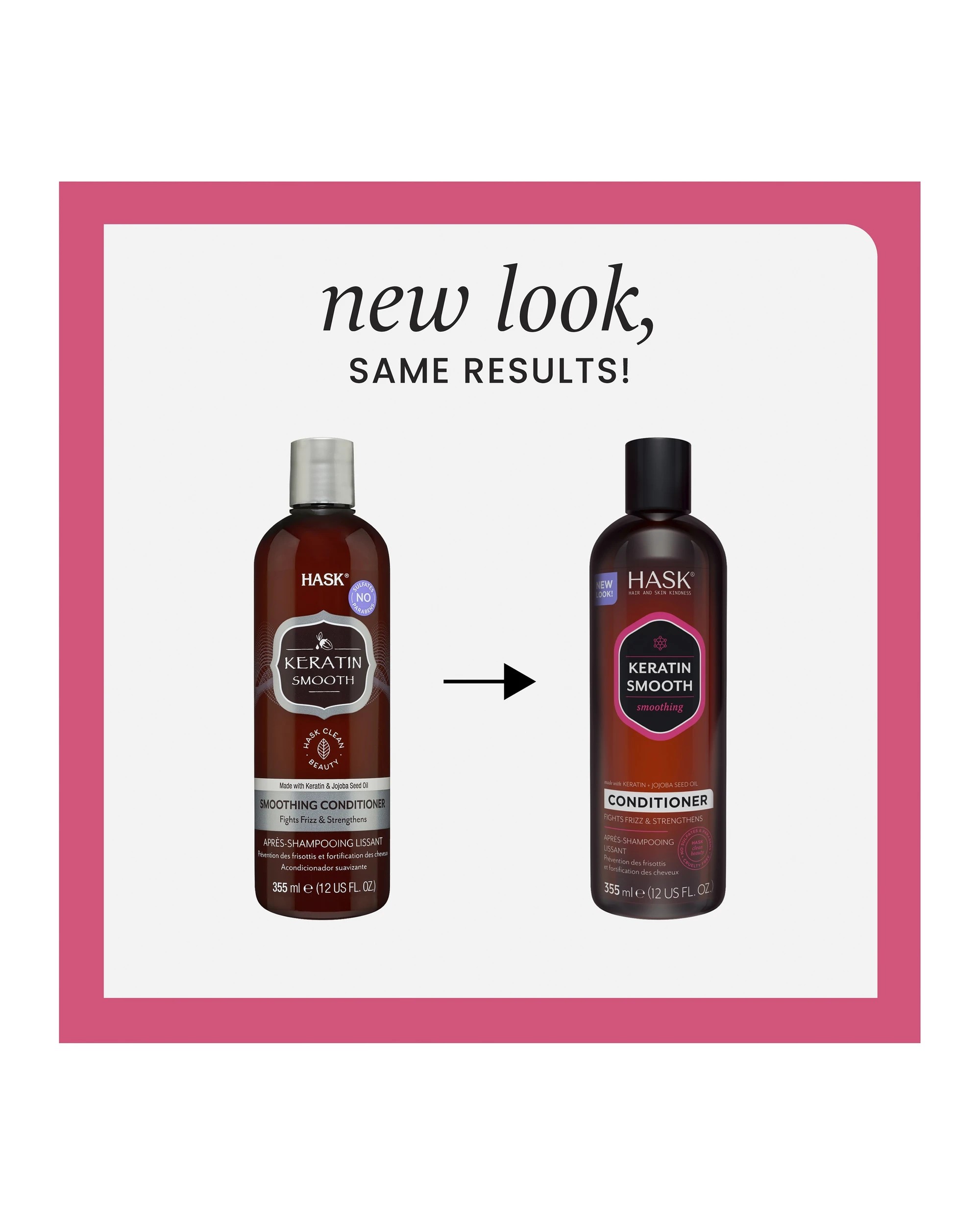 4 HASK Smoothing Conditioner 355ml - Keratin and Jojoba Seed Oil, 4 of 10