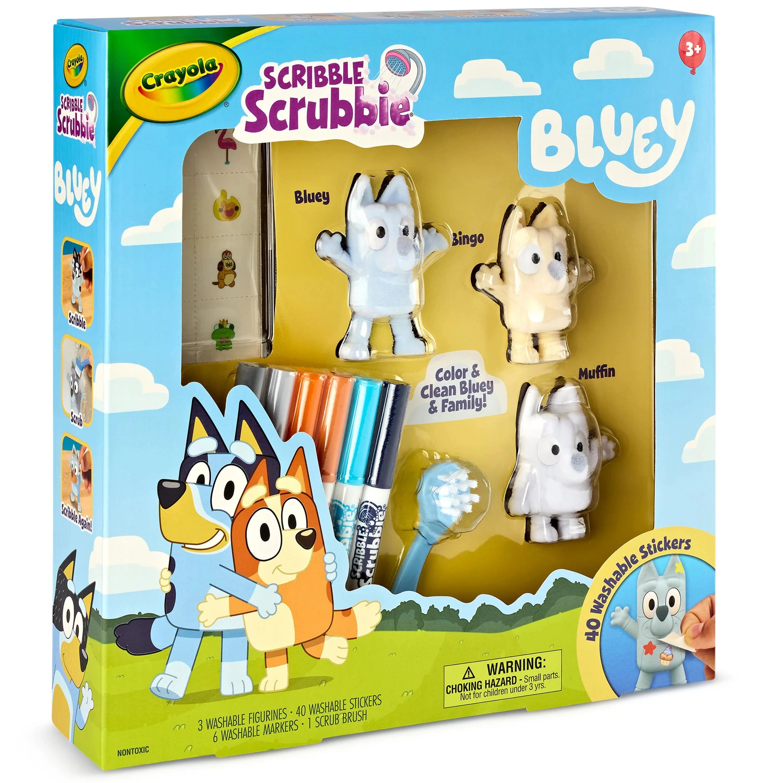 3 Crayola Bluey Scribble Scrubbie Playset, 3 of 8