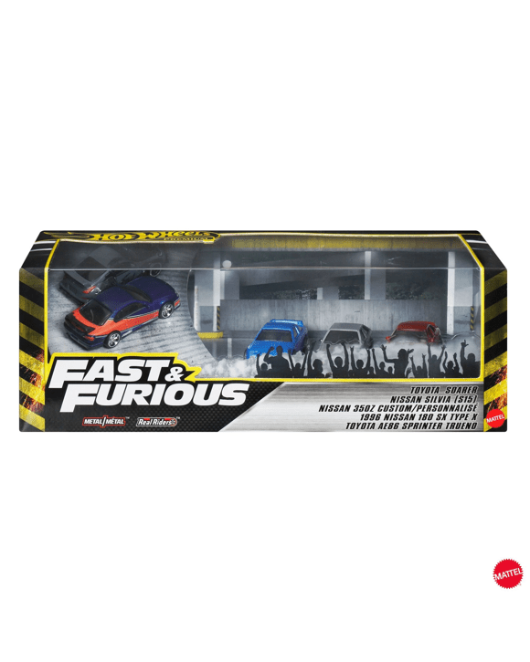 Hot Wheels Premium Fast & Furious Real Riders Tokyo Drift Bundle